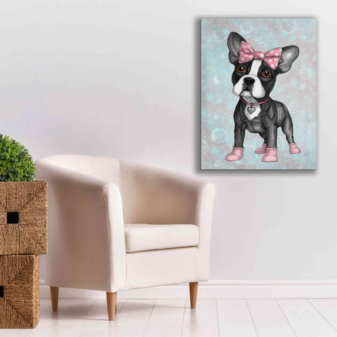 Image of 'Sweet Frenchie' by Barruf Giclee Canvas Wall Art,26x34