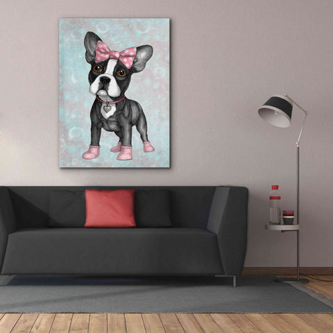 Image of 'Sweet Frenchie' by Barruf Giclee Canvas Wall Art,40x54