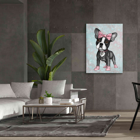 Image of 'Sweet Frenchie' by Barruf Giclee Canvas Wall Art,40x54