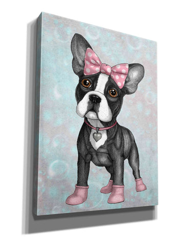 Image of 'Sweet Frenchie' by Barruf Giclee Canvas Wall Art