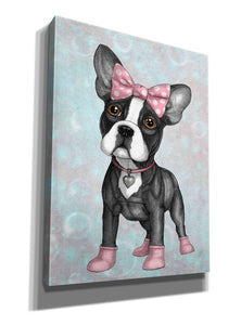 'Sweet Frenchie' by Barruf Giclee Canvas Wall Art