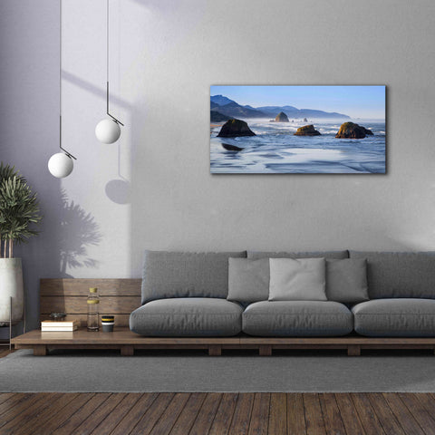 Image of 'Cannon Beach' by Michael Broom Giclee Canvas Wall Art,60x30