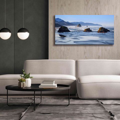 Image of 'Cannon Beach' by Michael Broom Giclee Canvas Wall Art,60x30