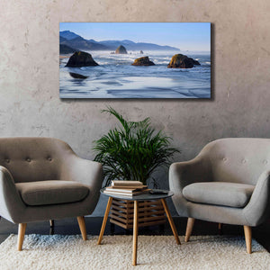 'Cannon Beach' by Michael Broom Giclee Canvas Wall Art,60x30