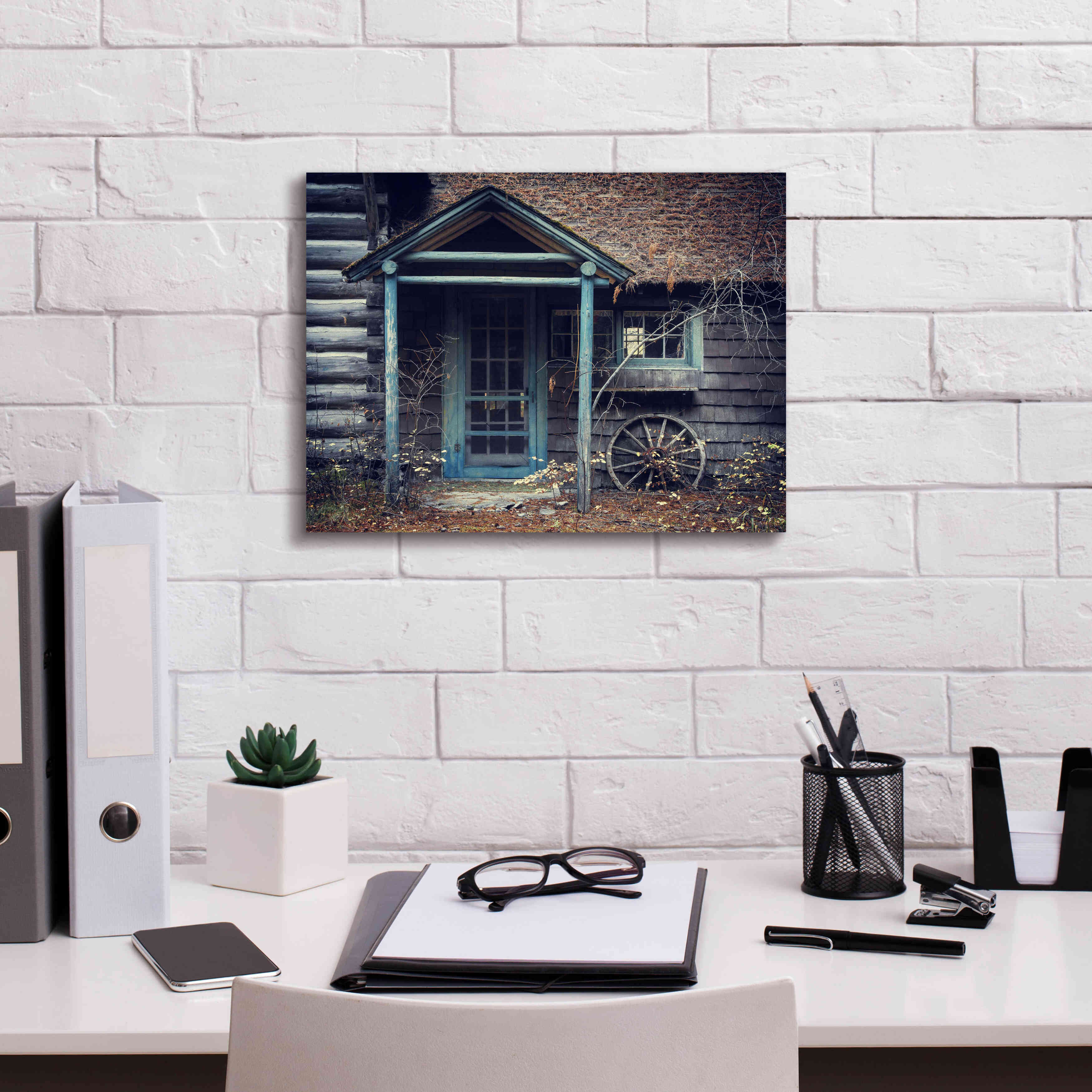 'Door to the Past' by Michael Broom Giclee Canvas Wall Art,16x12