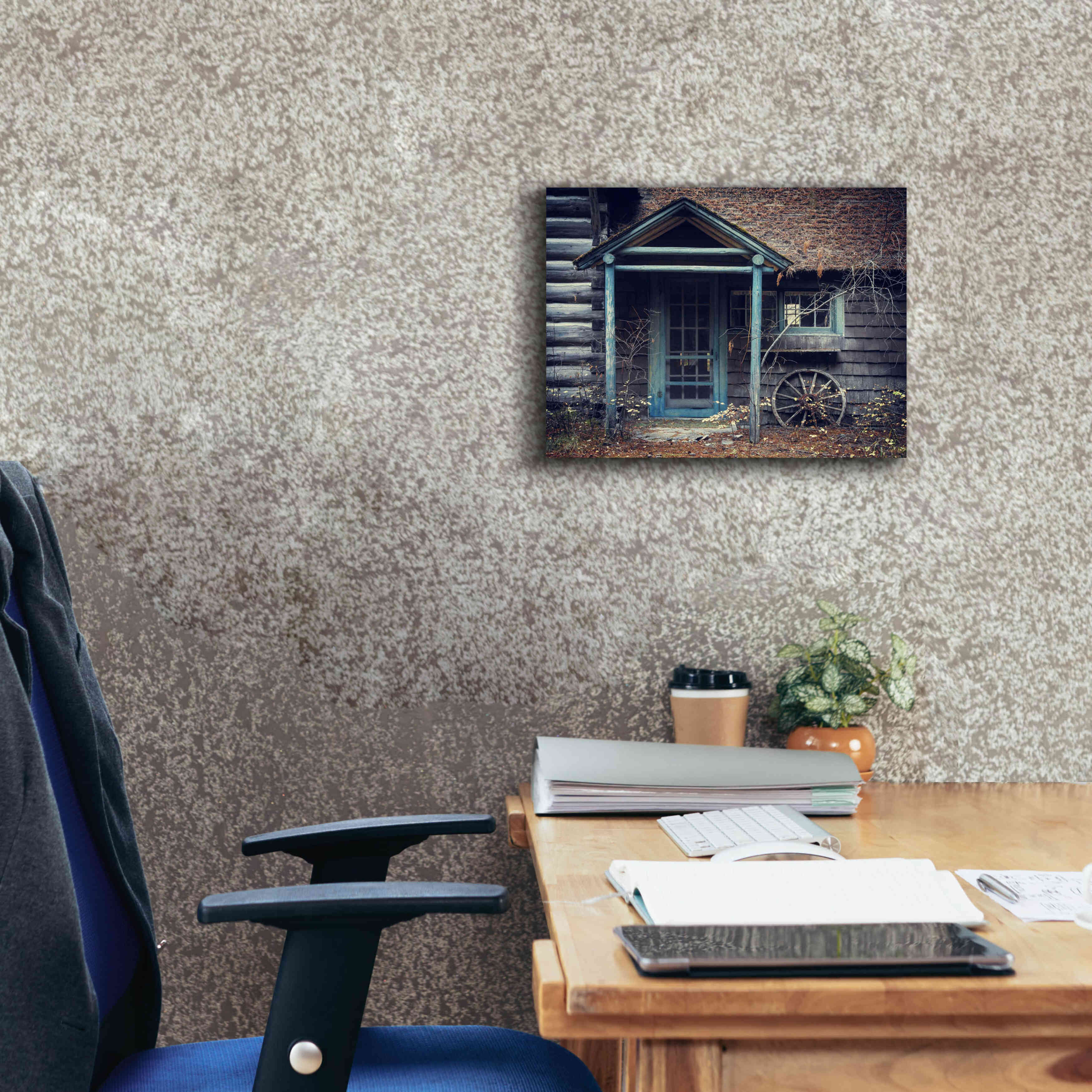 'Door to the Past' by Michael Broom Giclee Canvas Wall Art,16x12