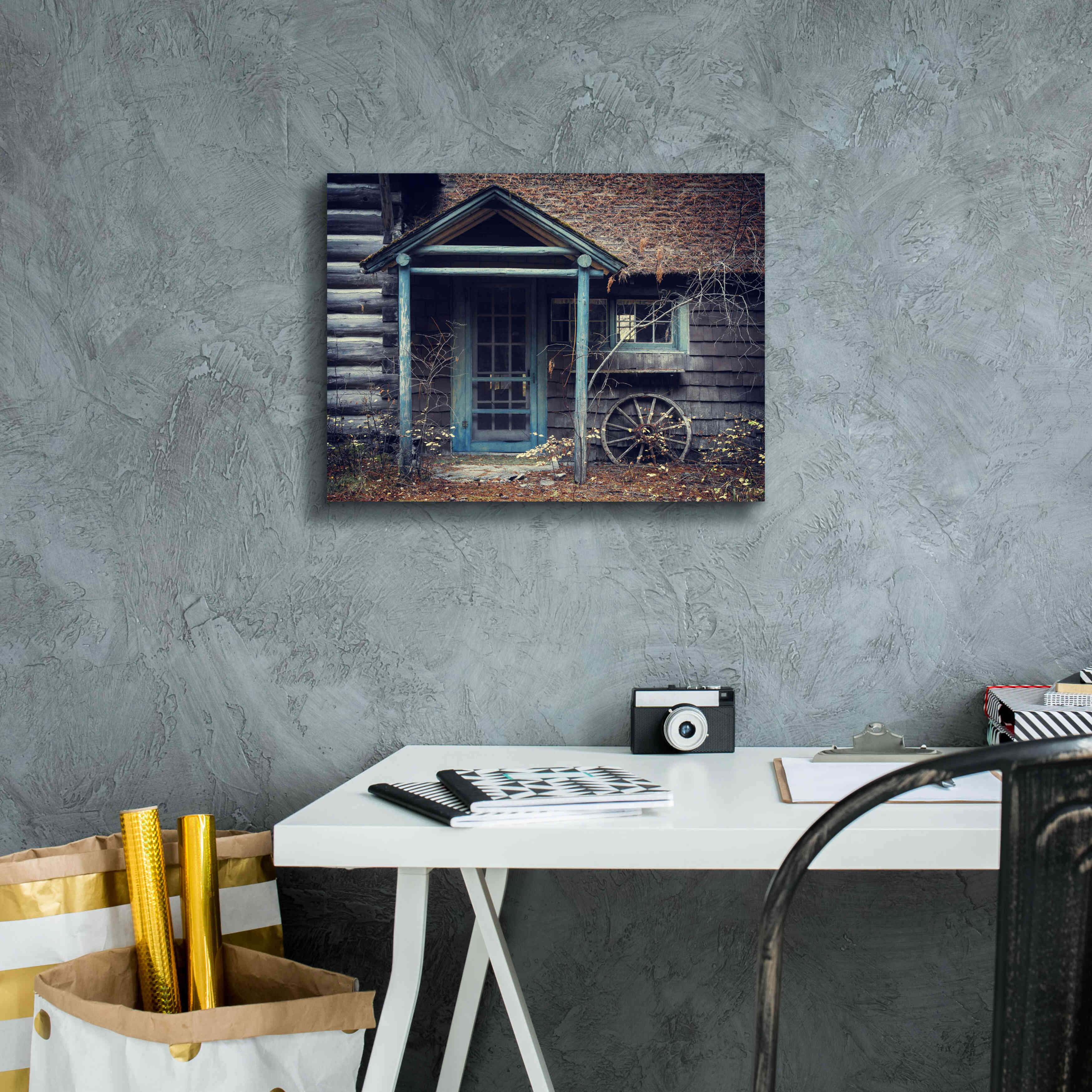 'Door to the Past' by Michael Broom Giclee Canvas Wall Art,16x12