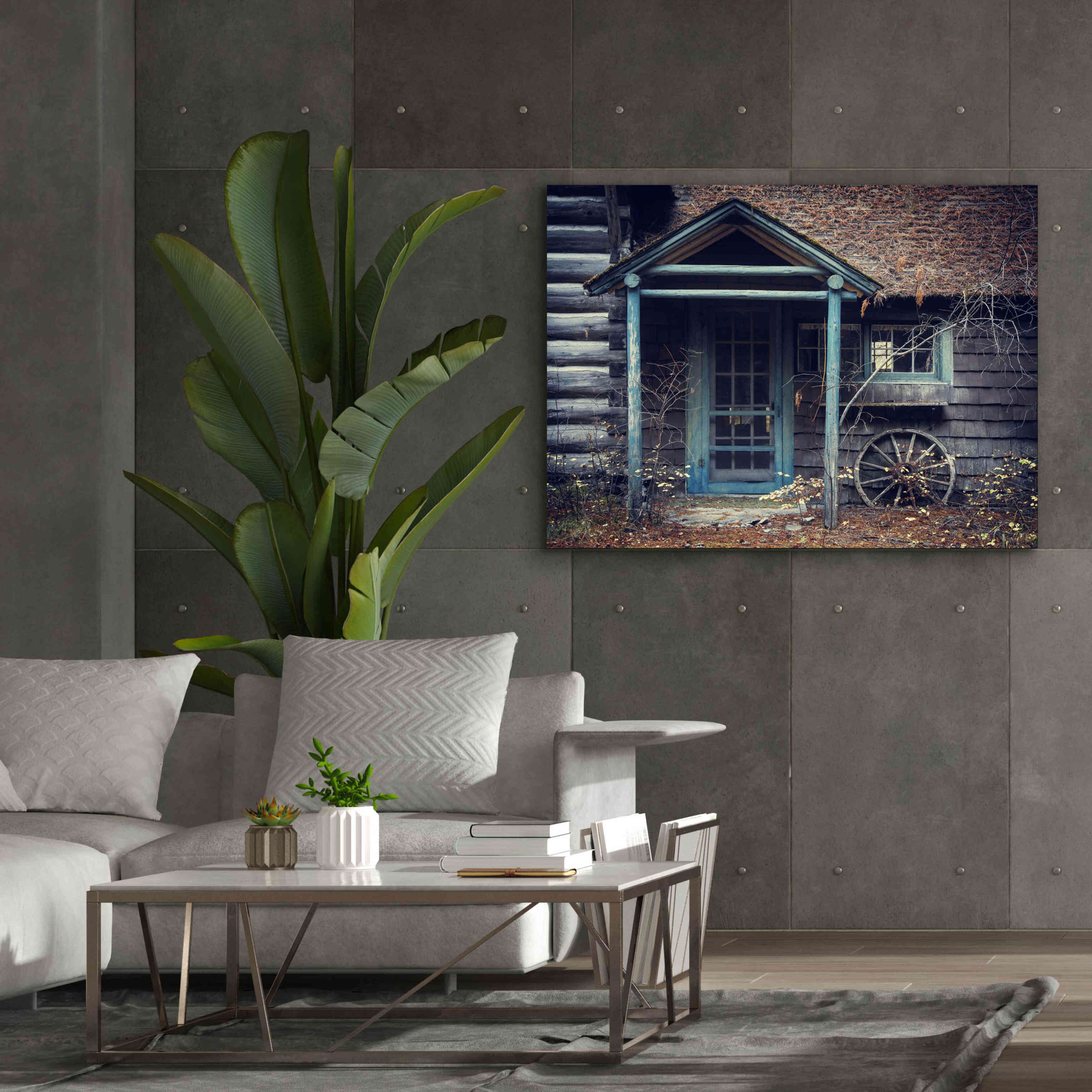 'Door to the Past' by Michael Broom Giclee Canvas Wall Art,54x40