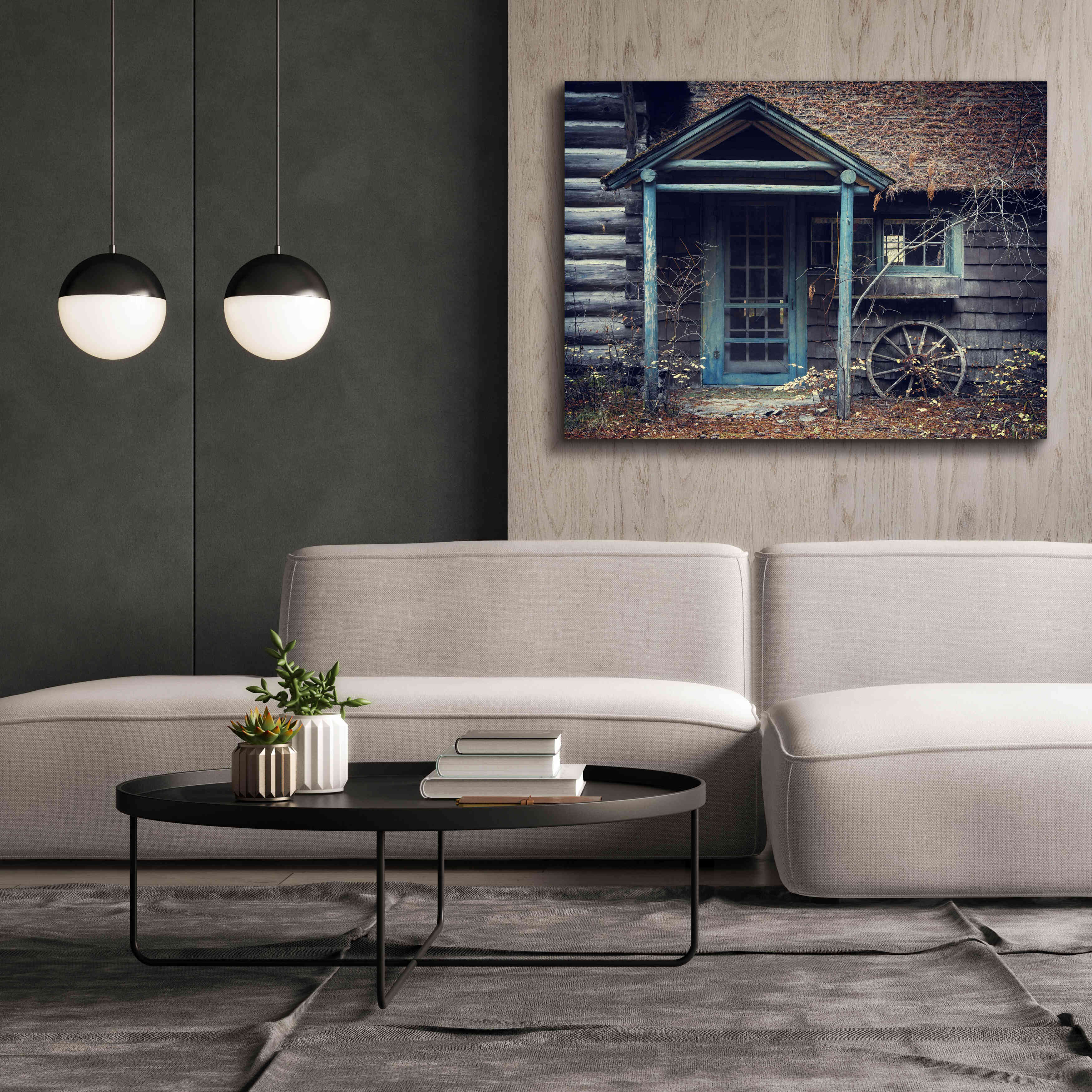 'Door to the Past' by Michael Broom Giclee Canvas Wall Art,54x40