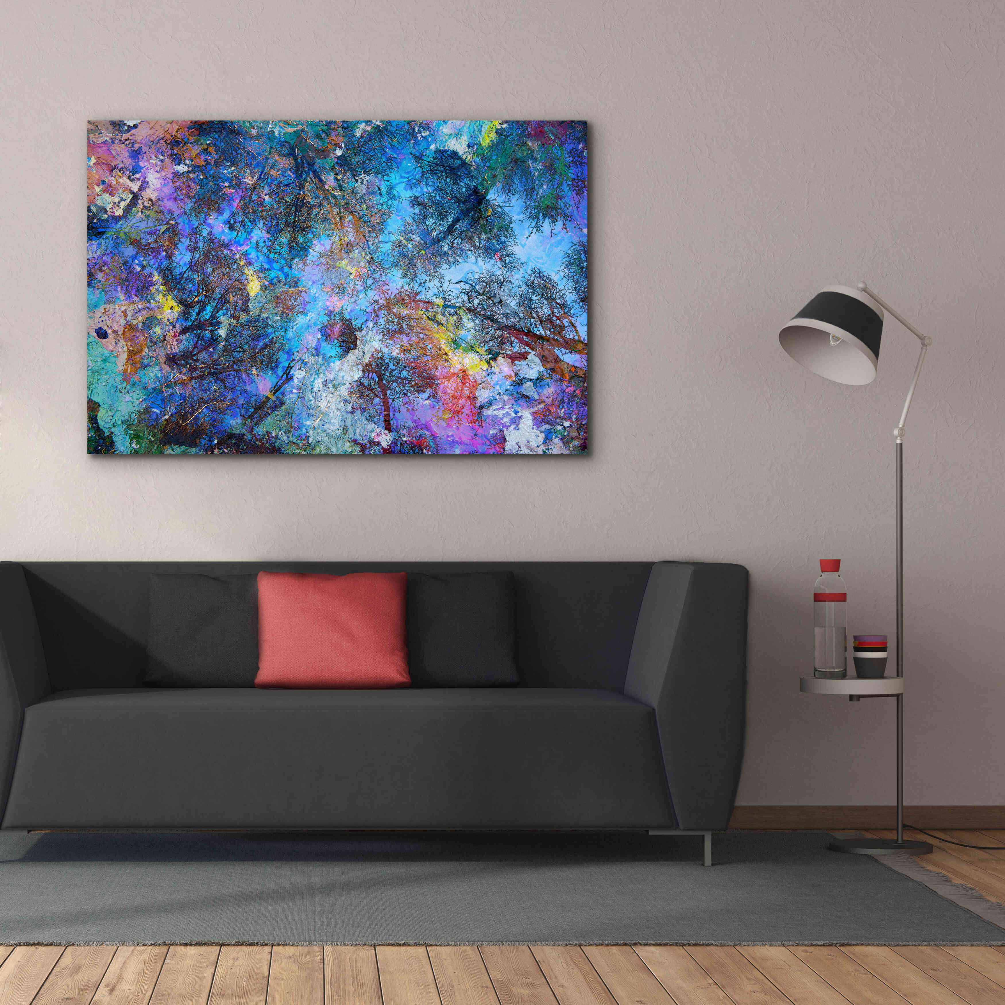 'Dreaming up to the Trees' by Michael Broom Giclee Canvas Wall Art,60x40