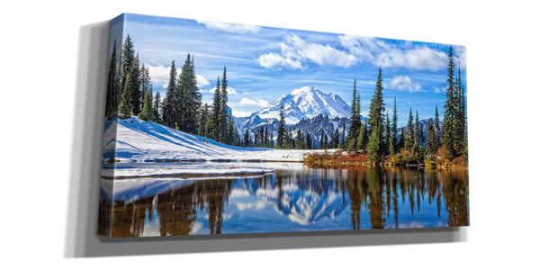 'Mt. Rainier Vista' by Michael Broom Giclee Canvas Wall Art