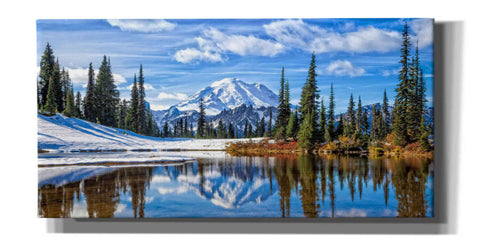 Image of 'Mt. Rainier Vista' by Michael Broom Giclee Canvas Wall Art