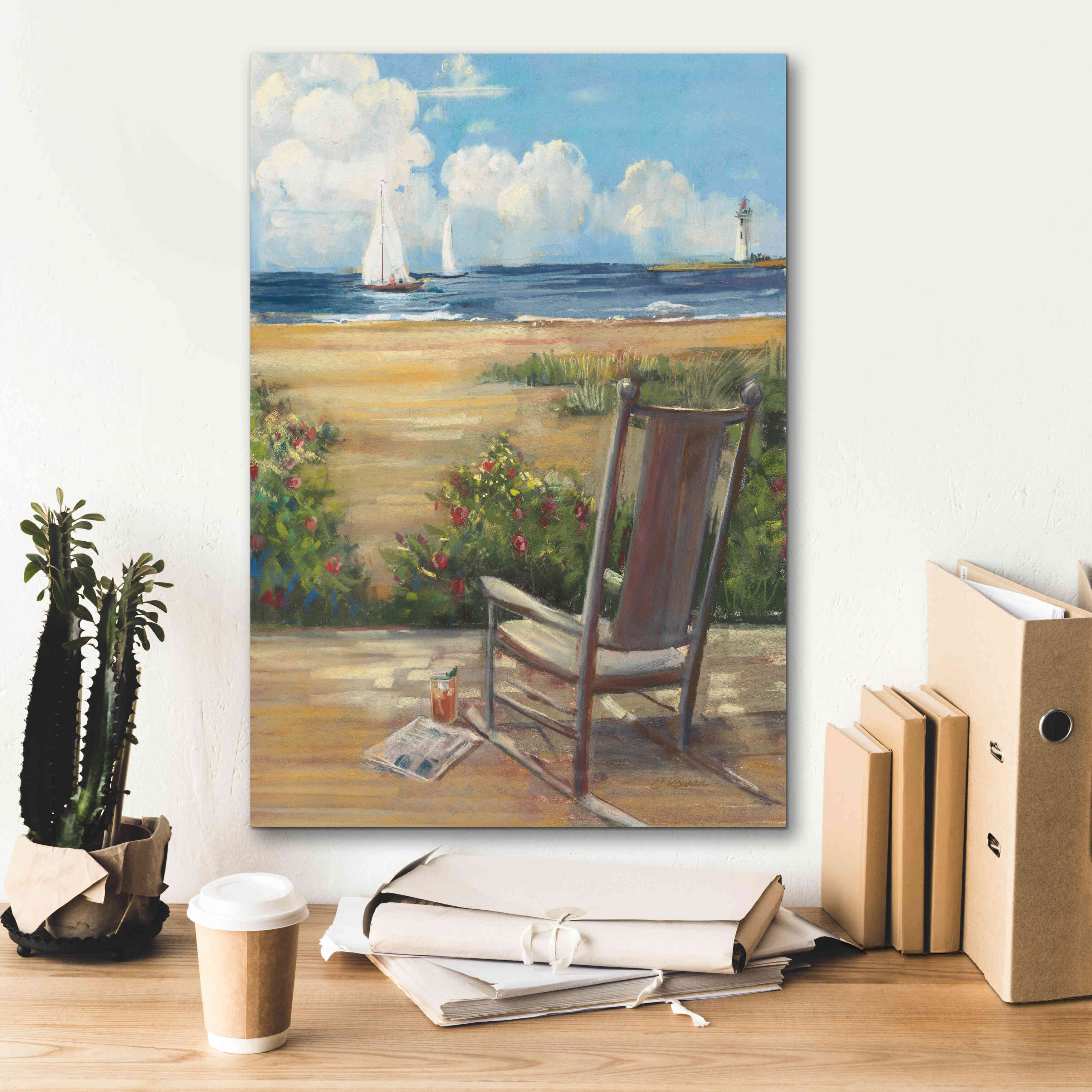 'By The Sea II' by Carol Rowan, Giclee Canvas Wall Art,18x26