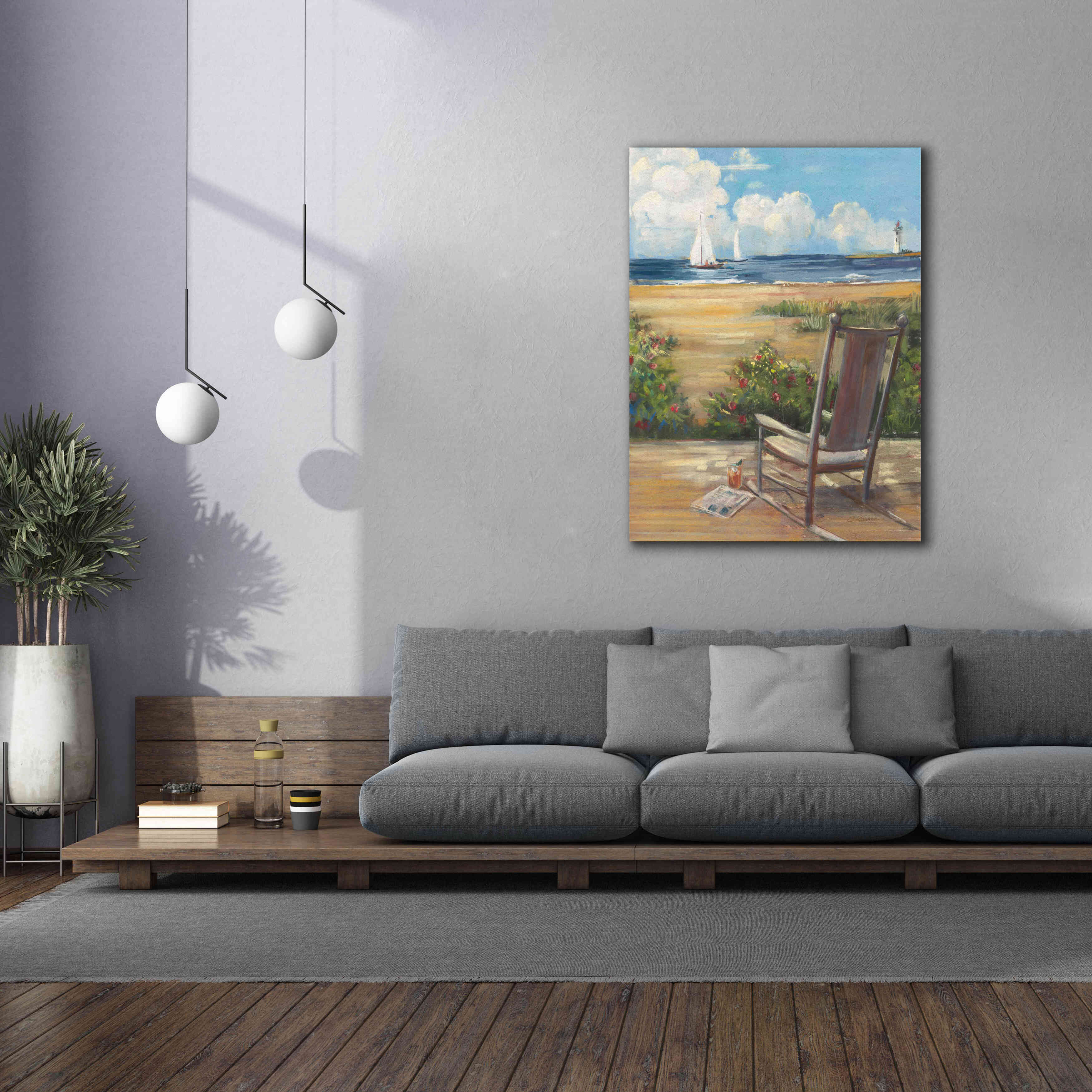 'By The Sea II' by Carol Rowan, Giclee Canvas Wall Art,40x54