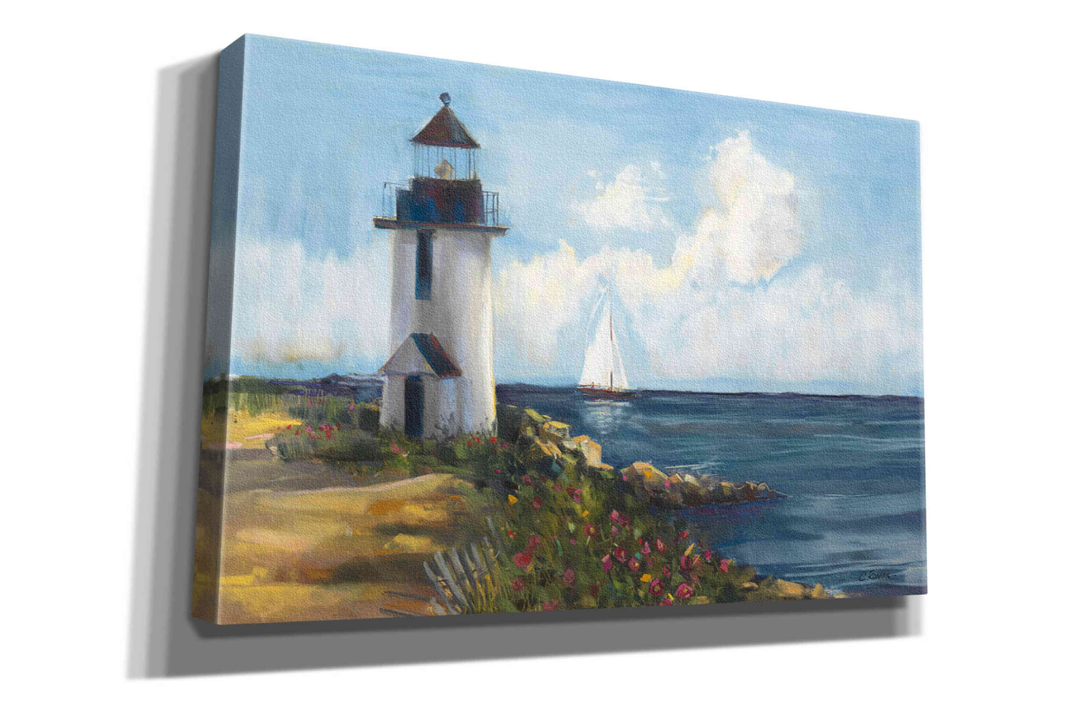 'Sunday Morning Sail' by Carol Rowan, Giclee Canvas Wall Art