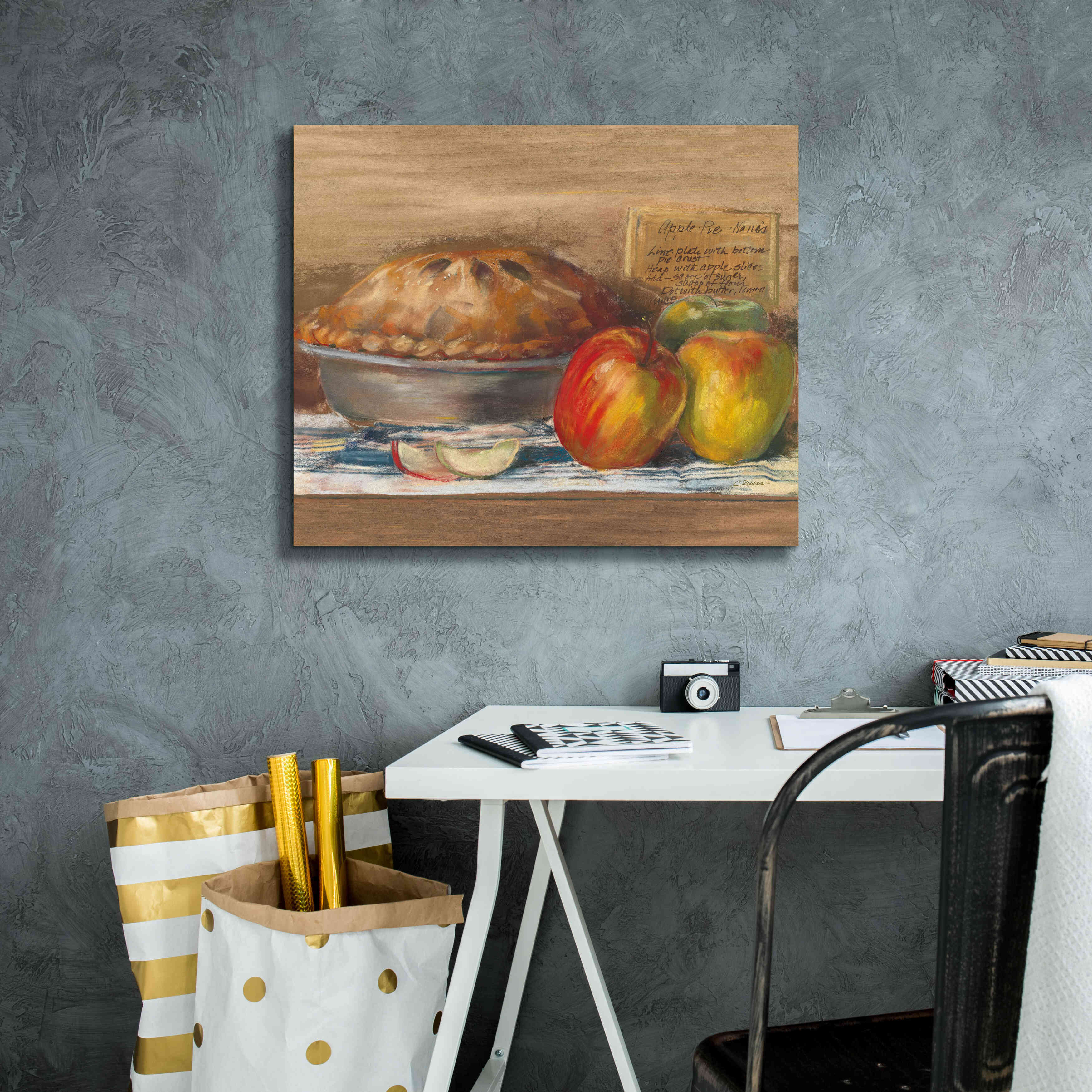 'Apple Pie' by Carol Rowan, Giclee Canvas Wall Art,24x20