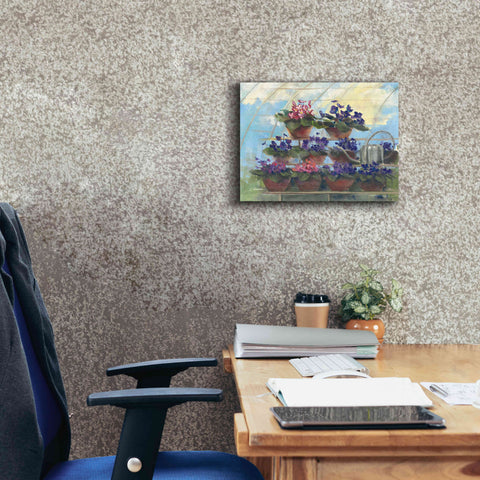 Image of 'Violets' by Carol Rowan, Giclee Canvas Wall Art,16x12