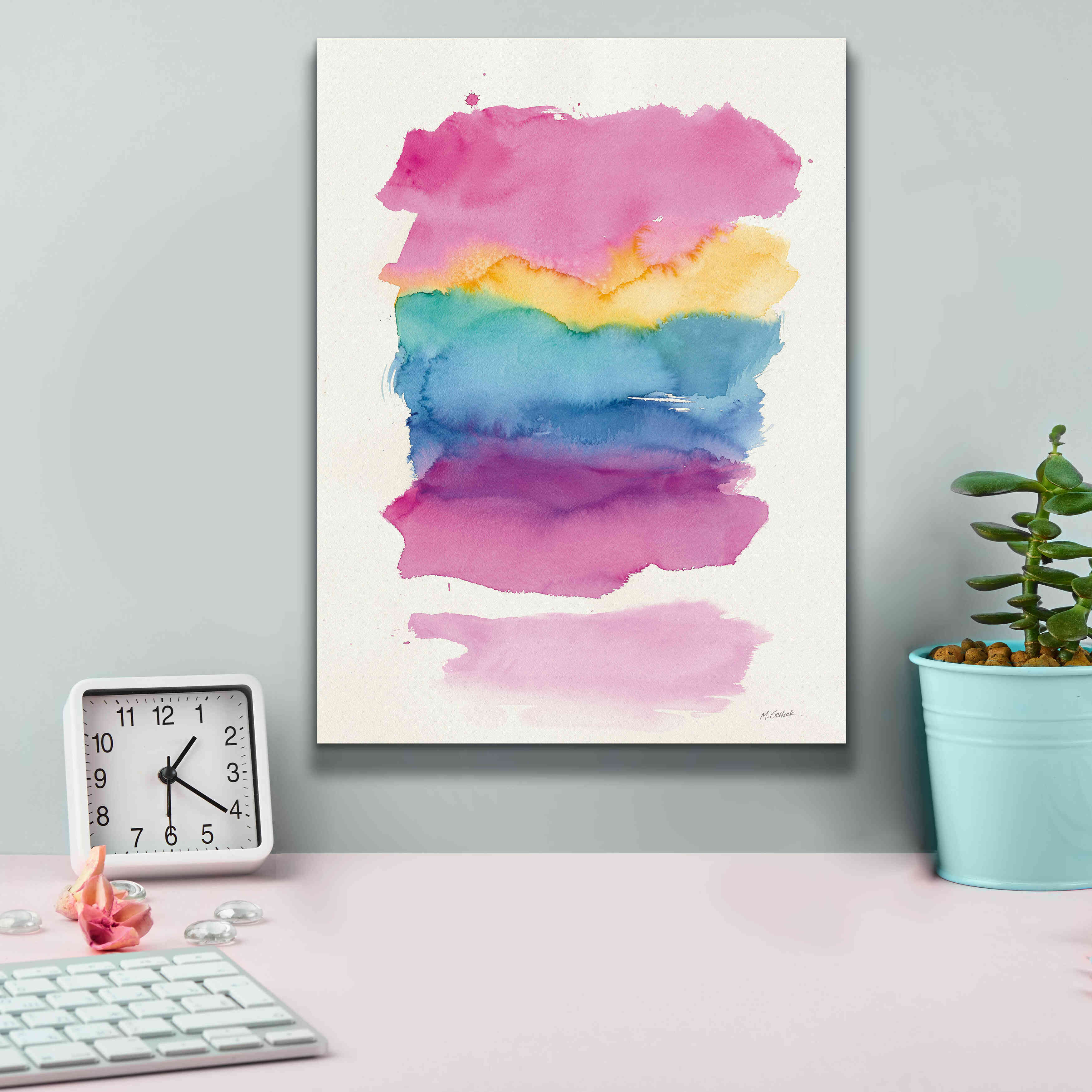 'Miami Crop' by Mike Schick, Giclee Canvas Wall Art,12x16