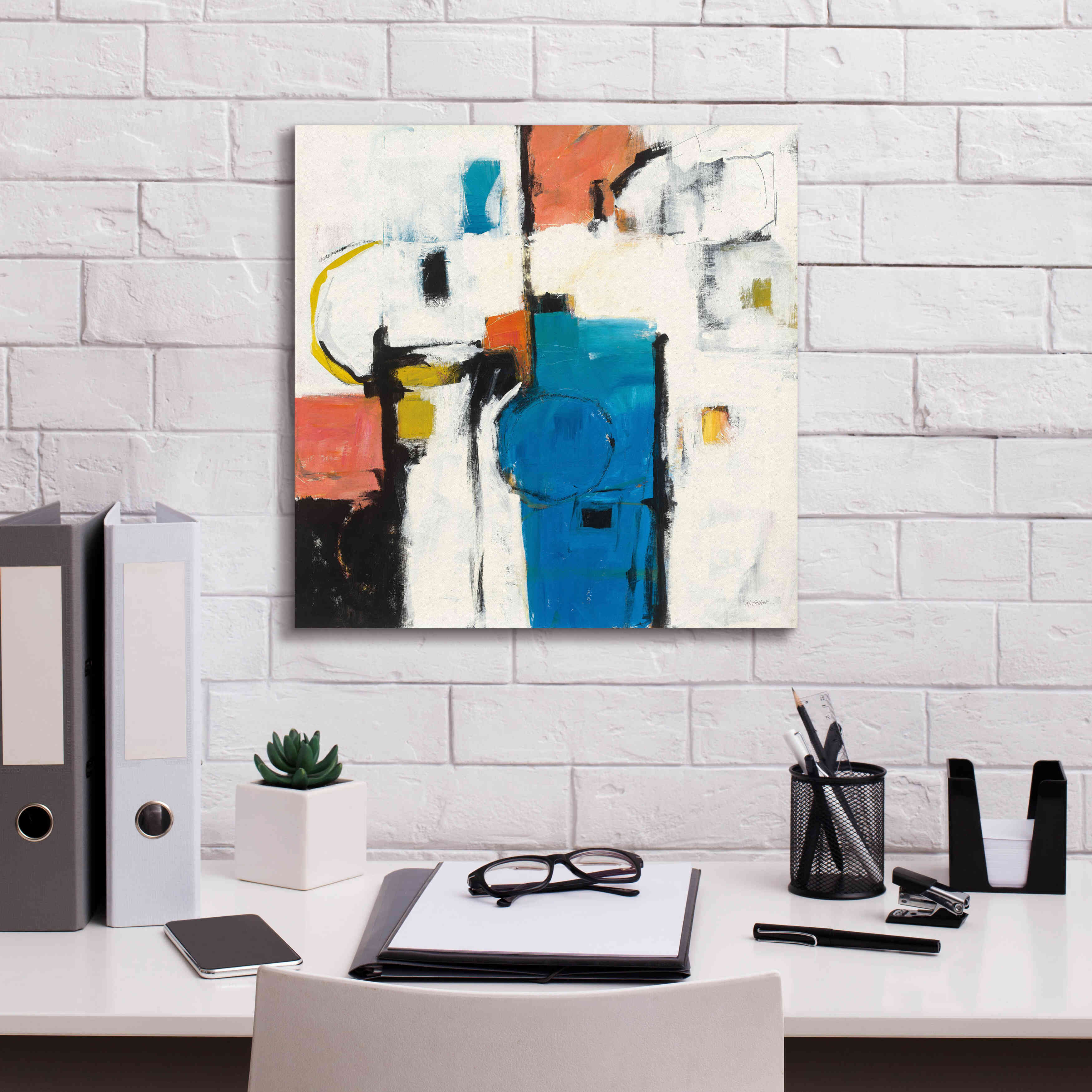 'Catalina II' by Mike Schick, Giclee Canvas Wall Art,18x18