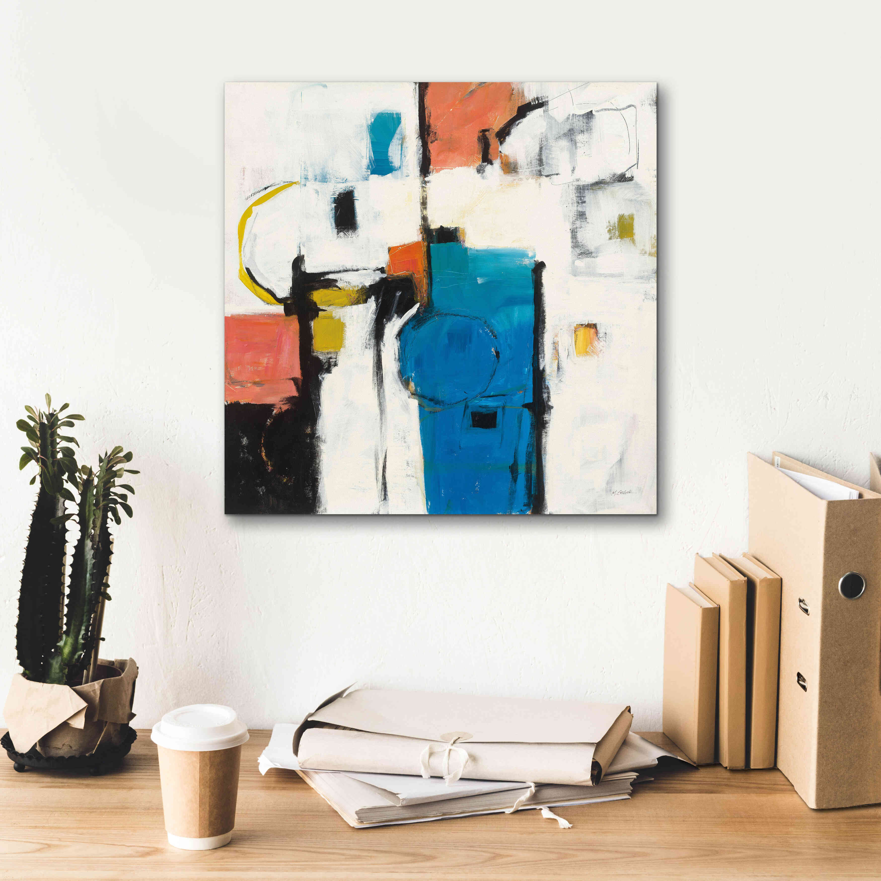 'Catalina II' by Mike Schick, Giclee Canvas Wall Art,18x18