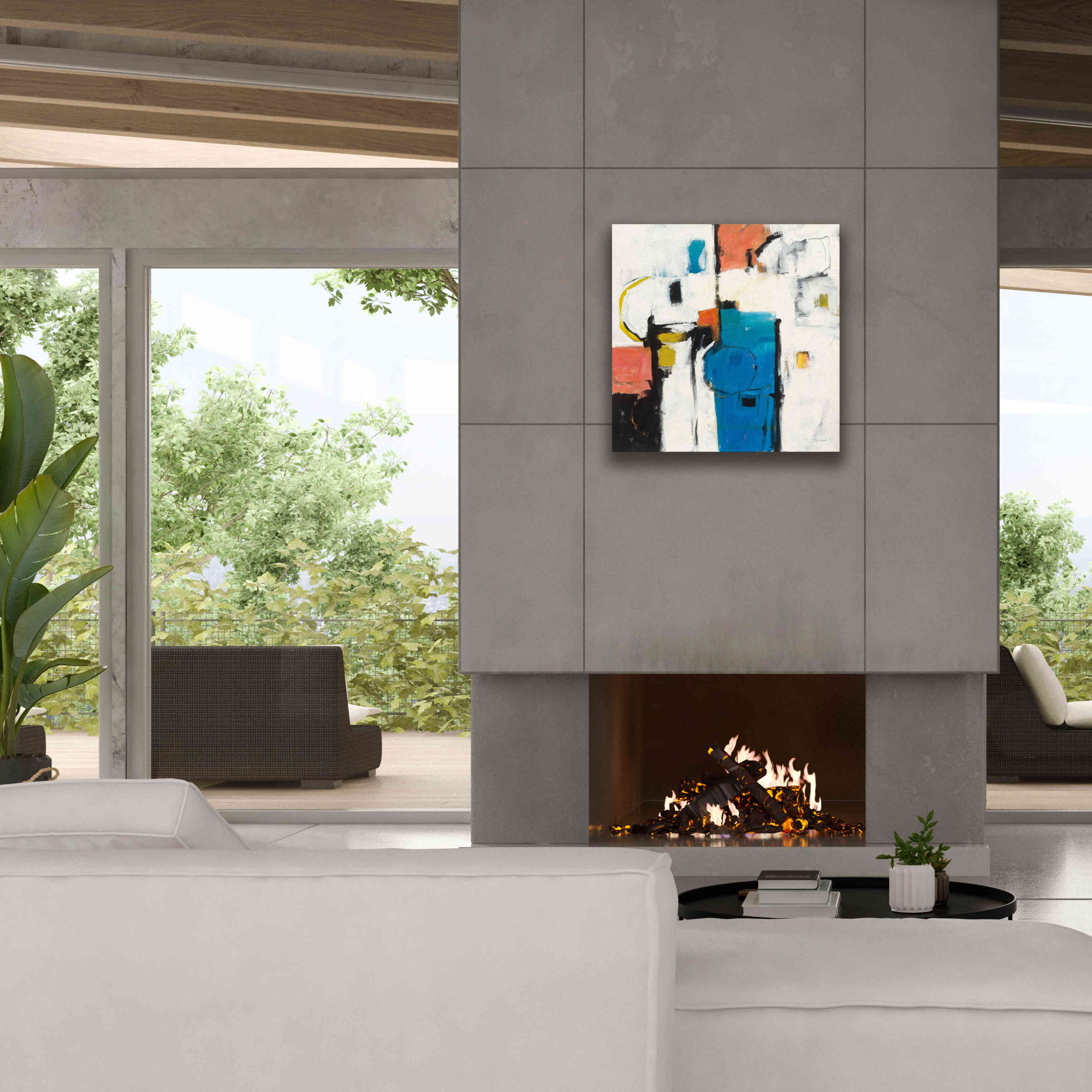 'Catalina II' by Mike Schick, Giclee Canvas Wall Art,26x26