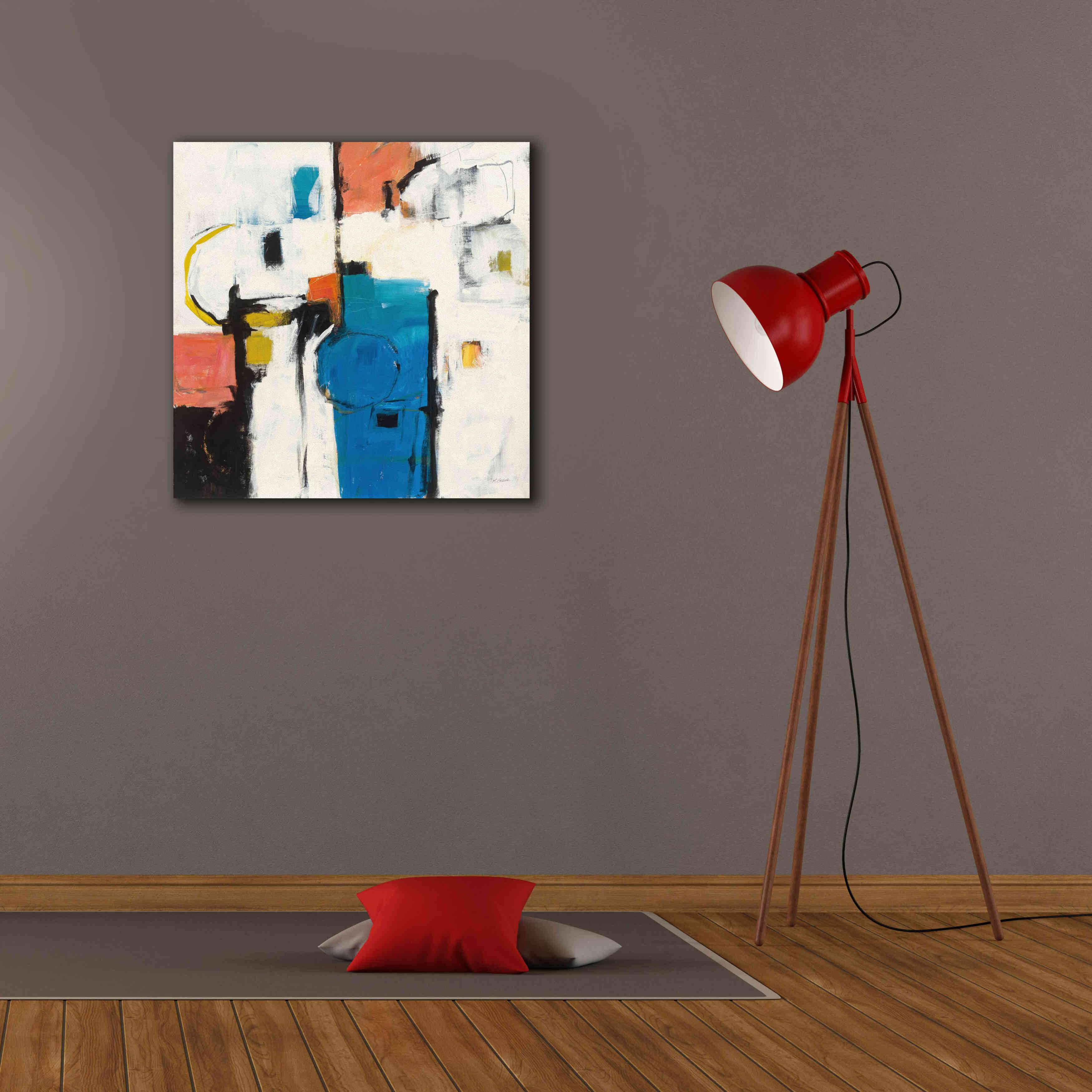 'Catalina II' by Mike Schick, Giclee Canvas Wall Art,26x26