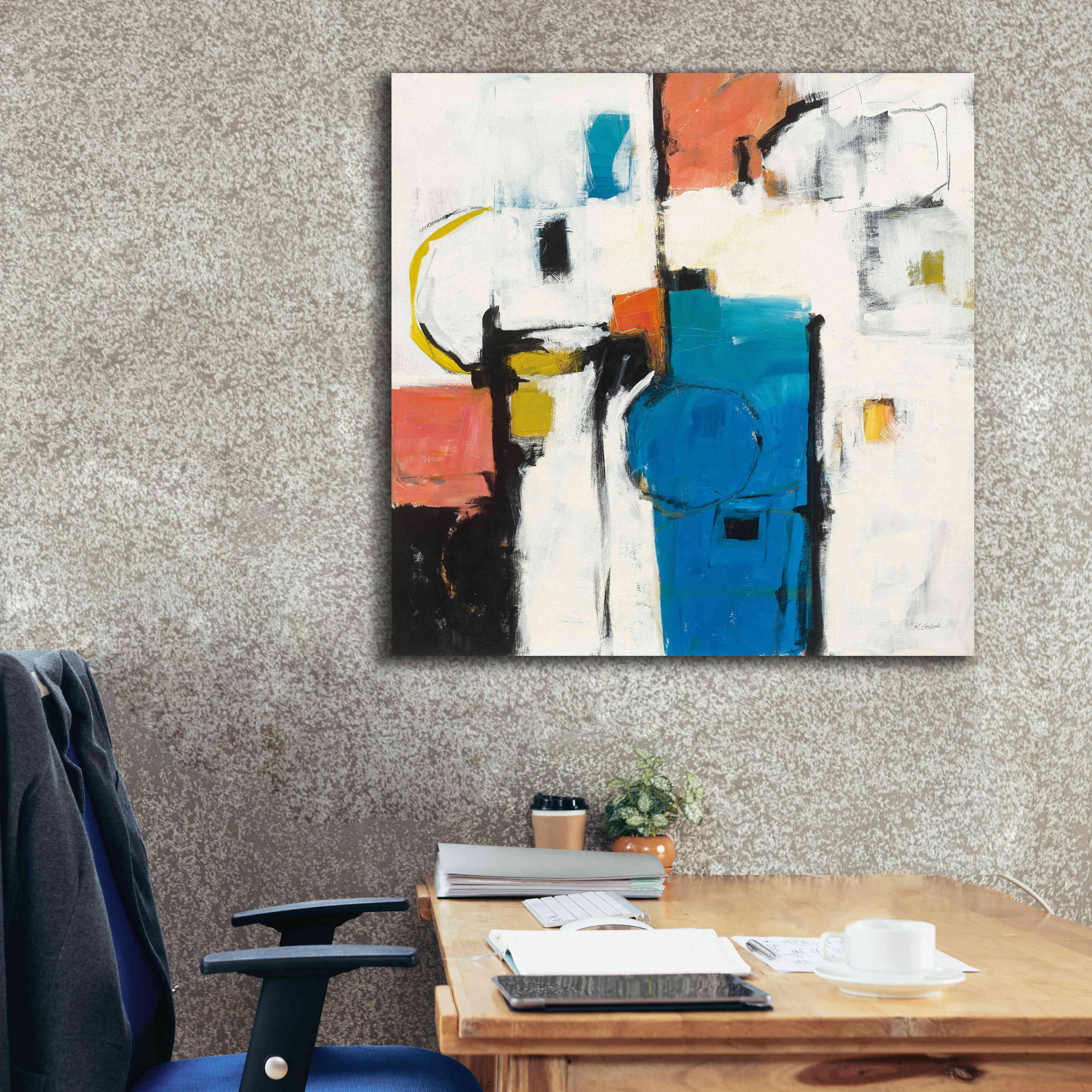 'Catalina II' by Mike Schick, Giclee Canvas Wall Art,37x37