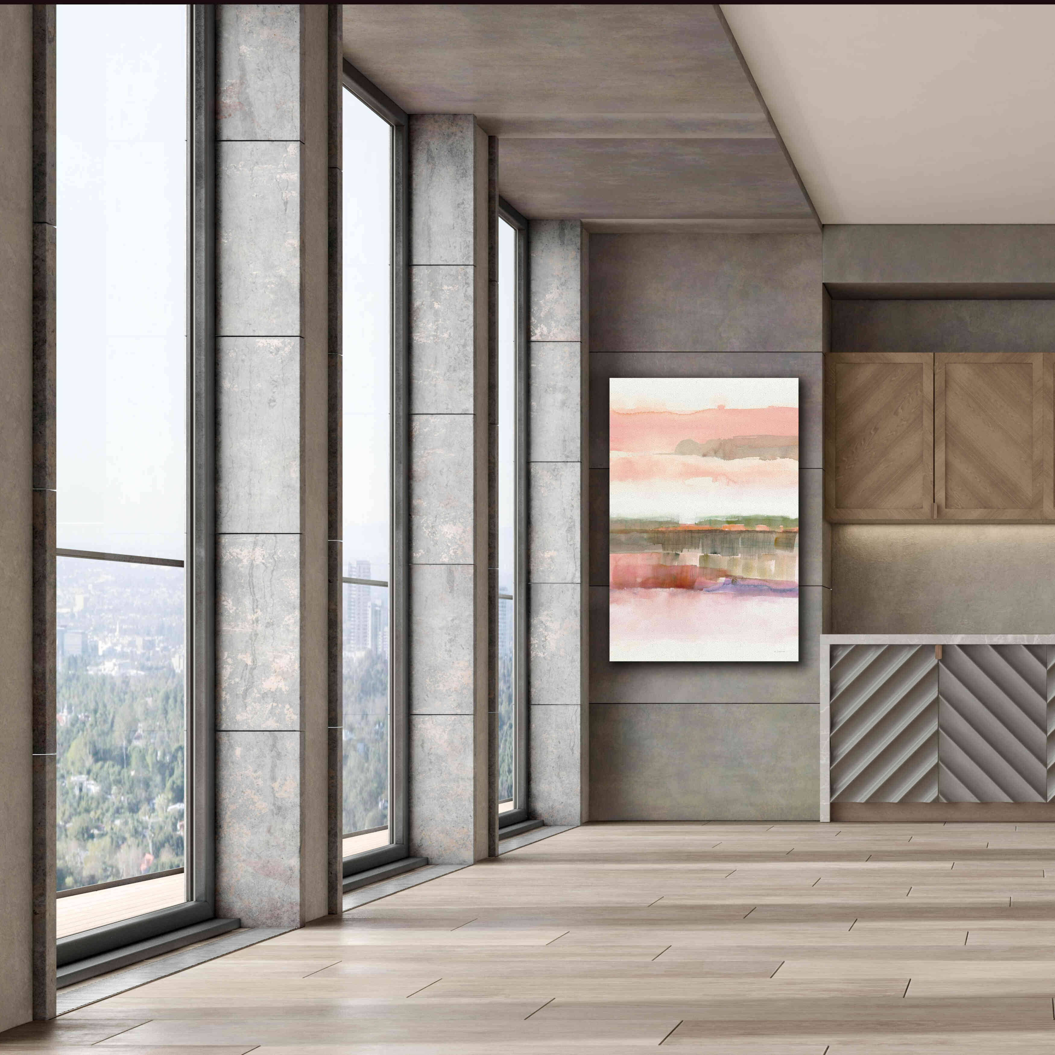 'Influence Of Line And Color Crop' by Mike Schick, Giclee Canvas Wall Art,40x60