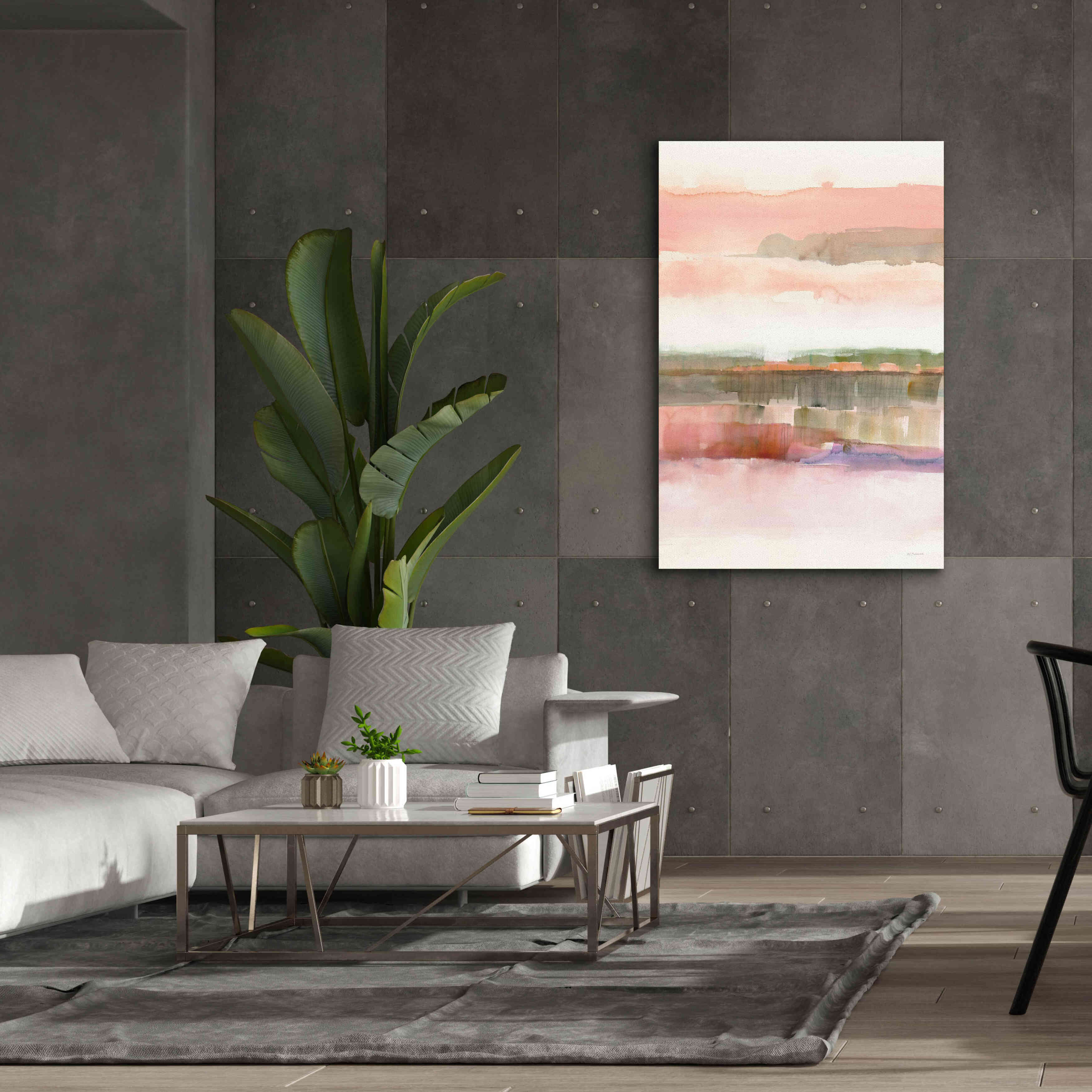 'Influence Of Line And Color Crop' by Mike Schick, Giclee Canvas Wall Art,40x60