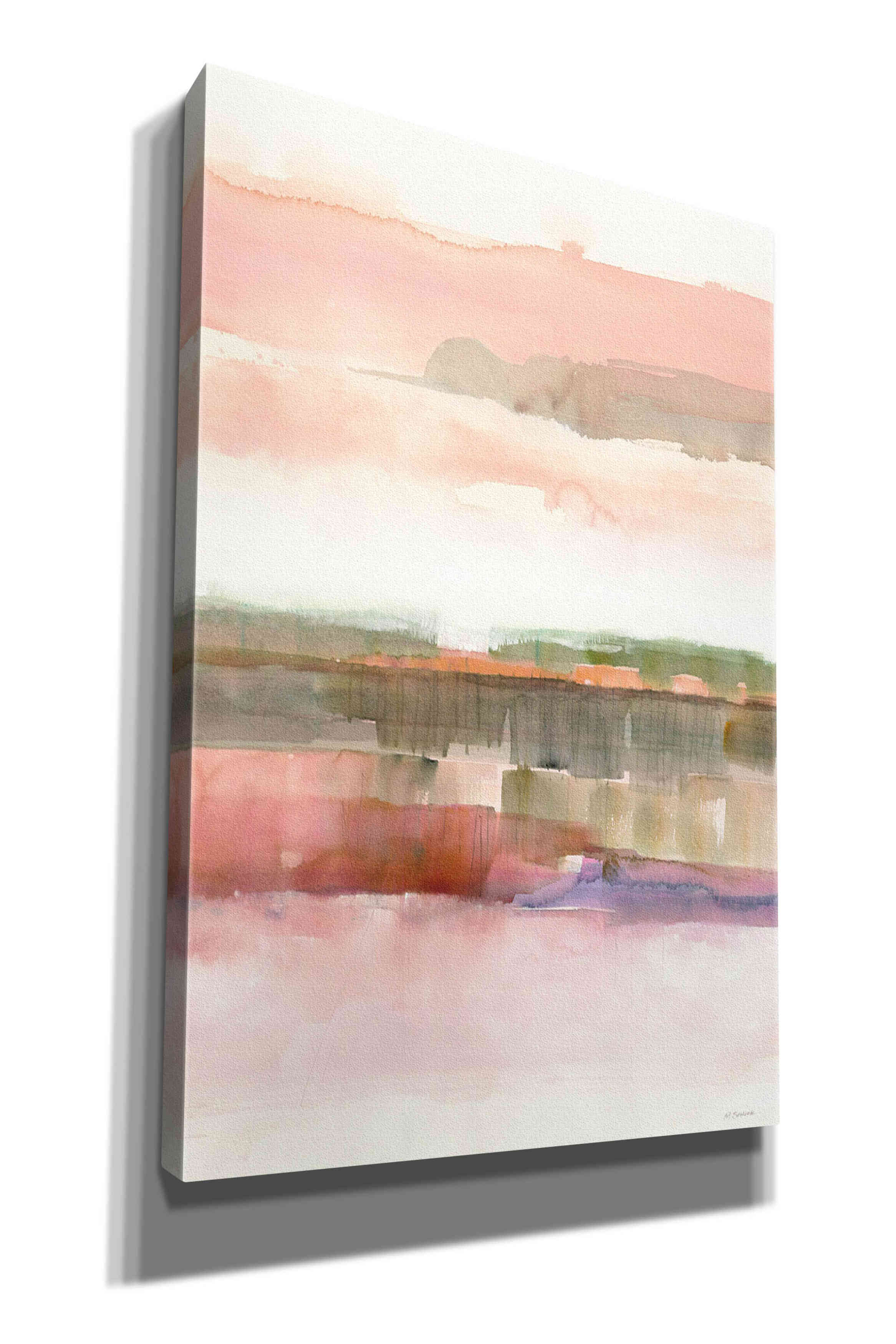 'Influence Of Line And Color Crop' by Mike Schick, Giclee Canvas Wall Art