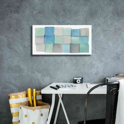 Image of 'Overlap III' by Mike Schick, Giclee Canvas Wall Art,24x12