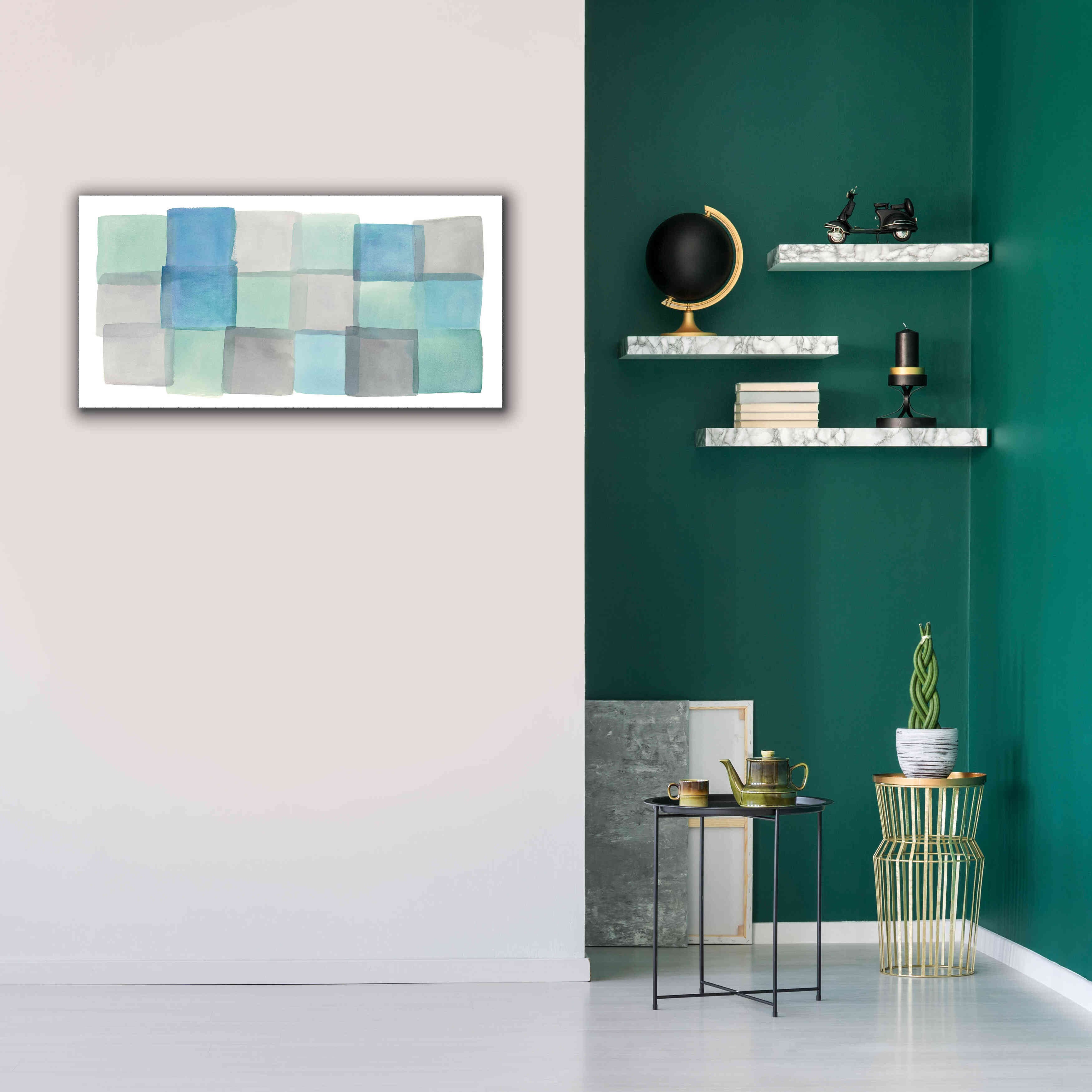 'Overlap III' by Mike Schick, Giclee Canvas Wall Art,40x20