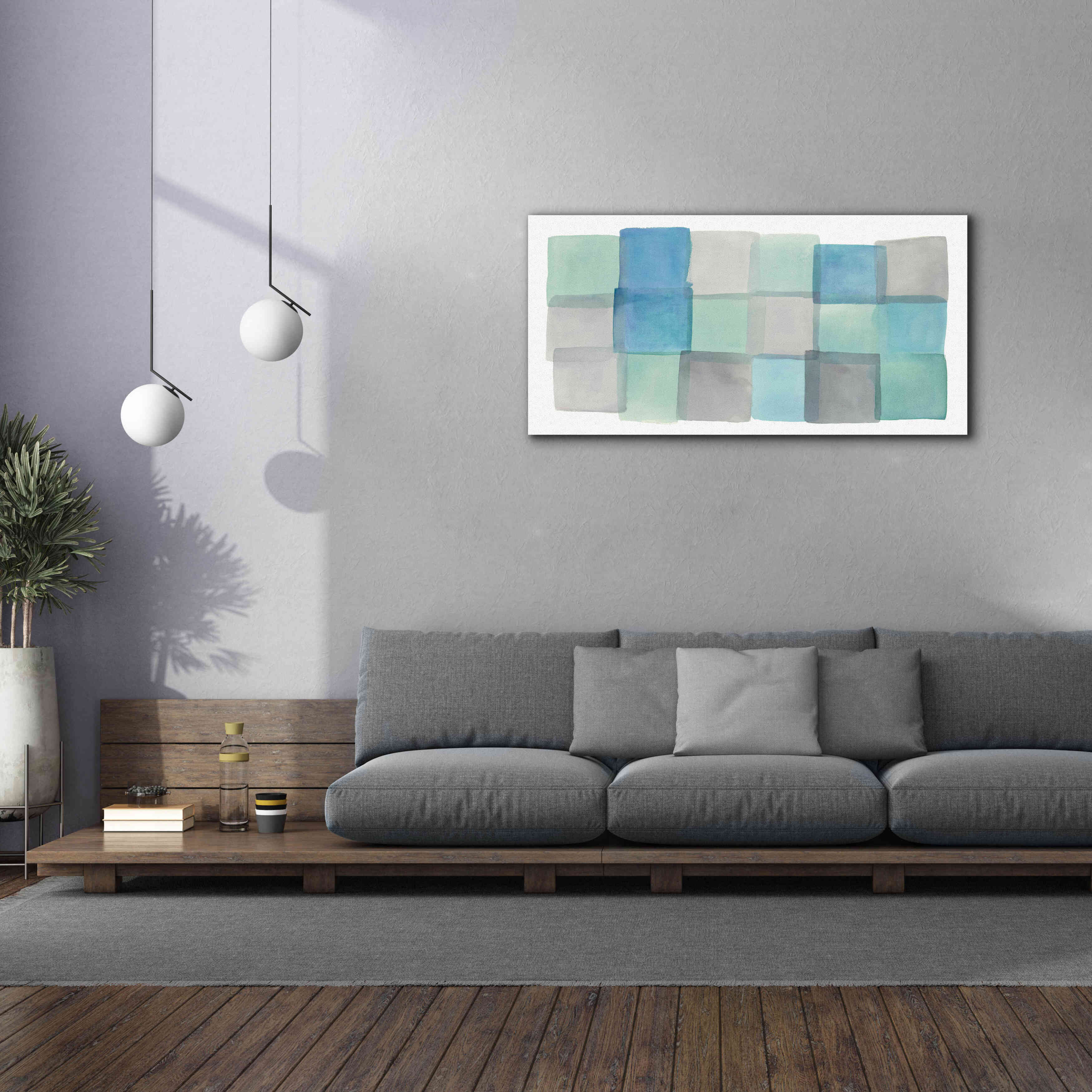 'Overlap III' by Mike Schick, Giclee Canvas Wall Art,60x30