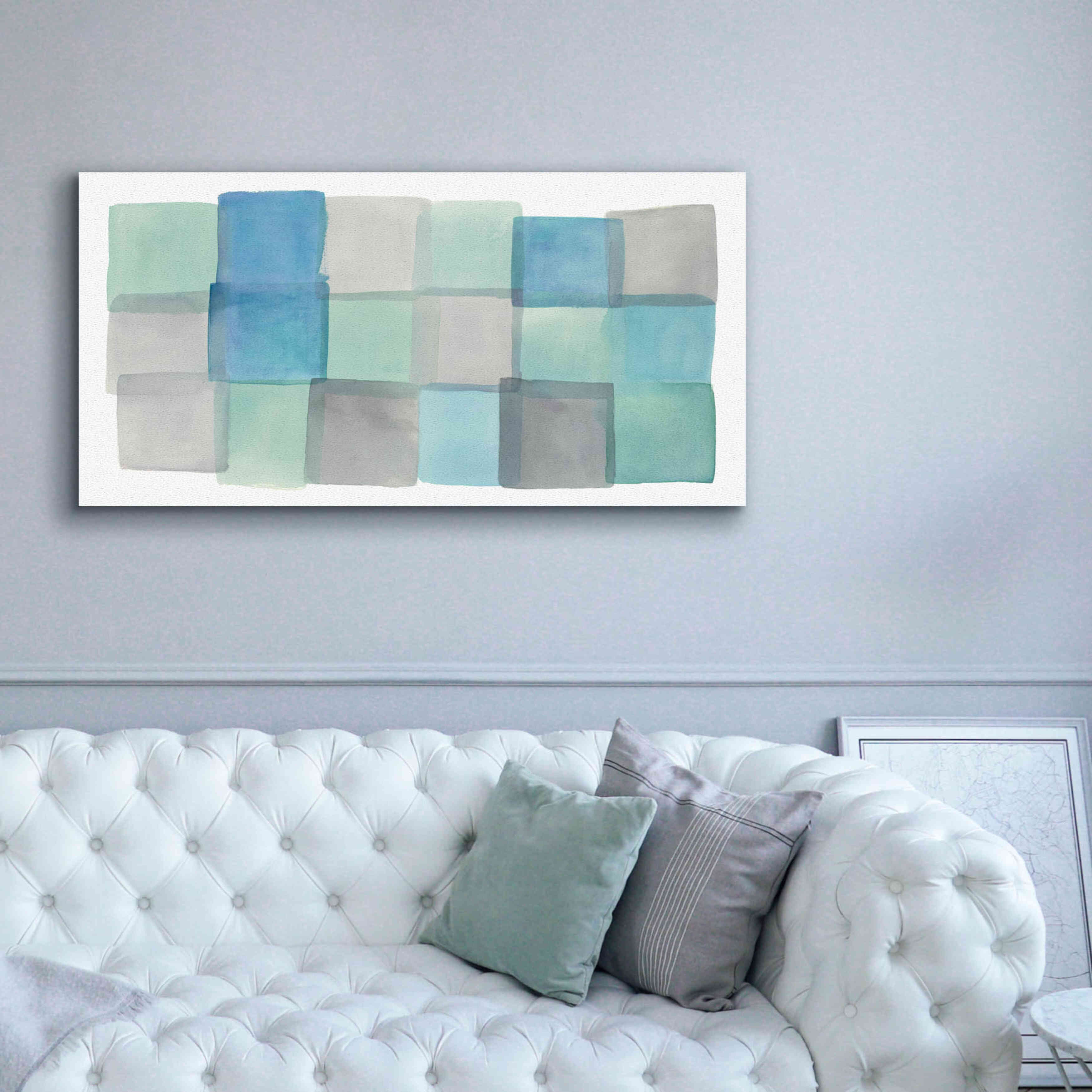 'Overlap III' by Mike Schick, Giclee Canvas Wall Art,60x30