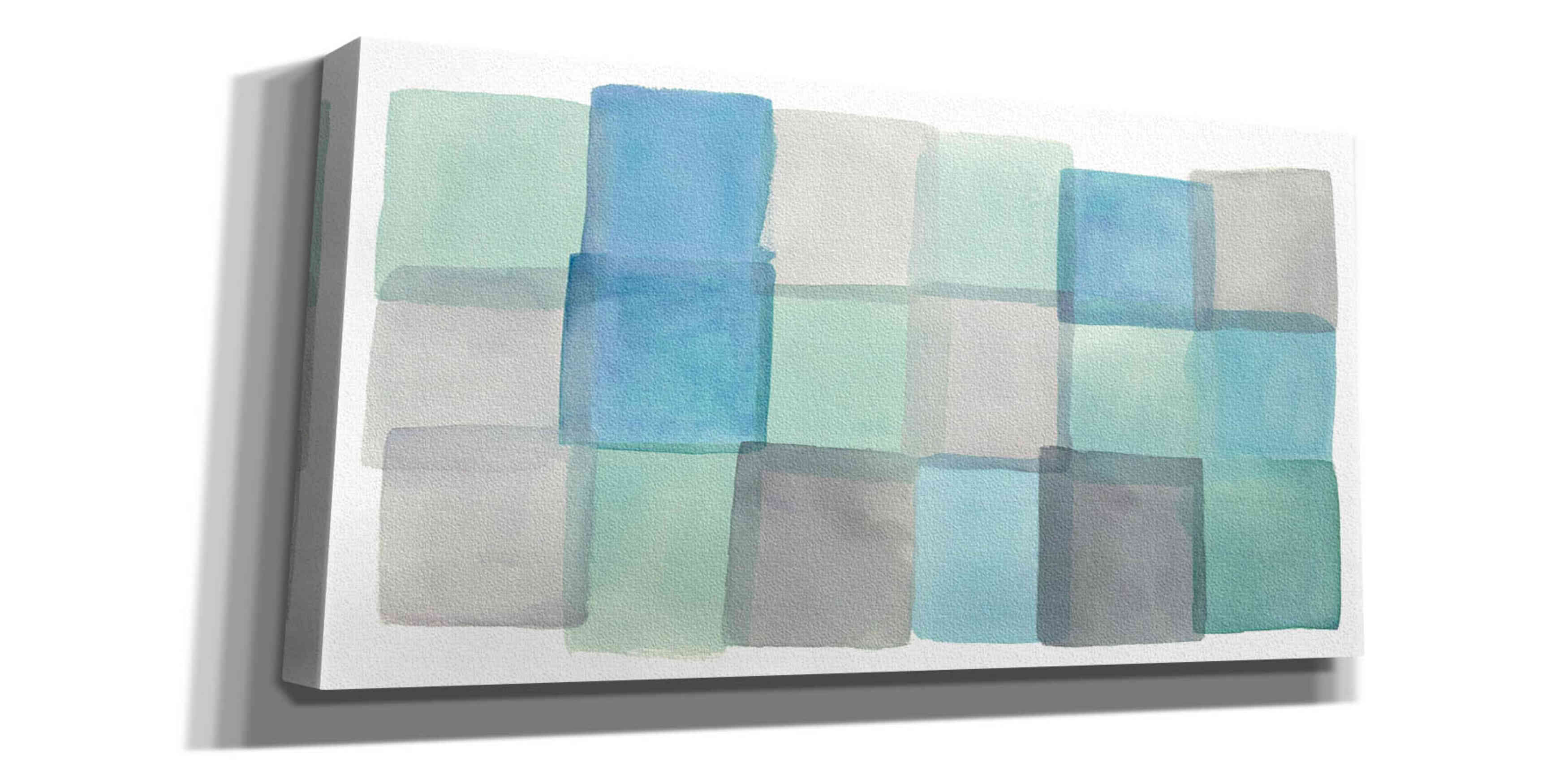 'Overlap III' by Mike Schick, Giclee Canvas Wall Art