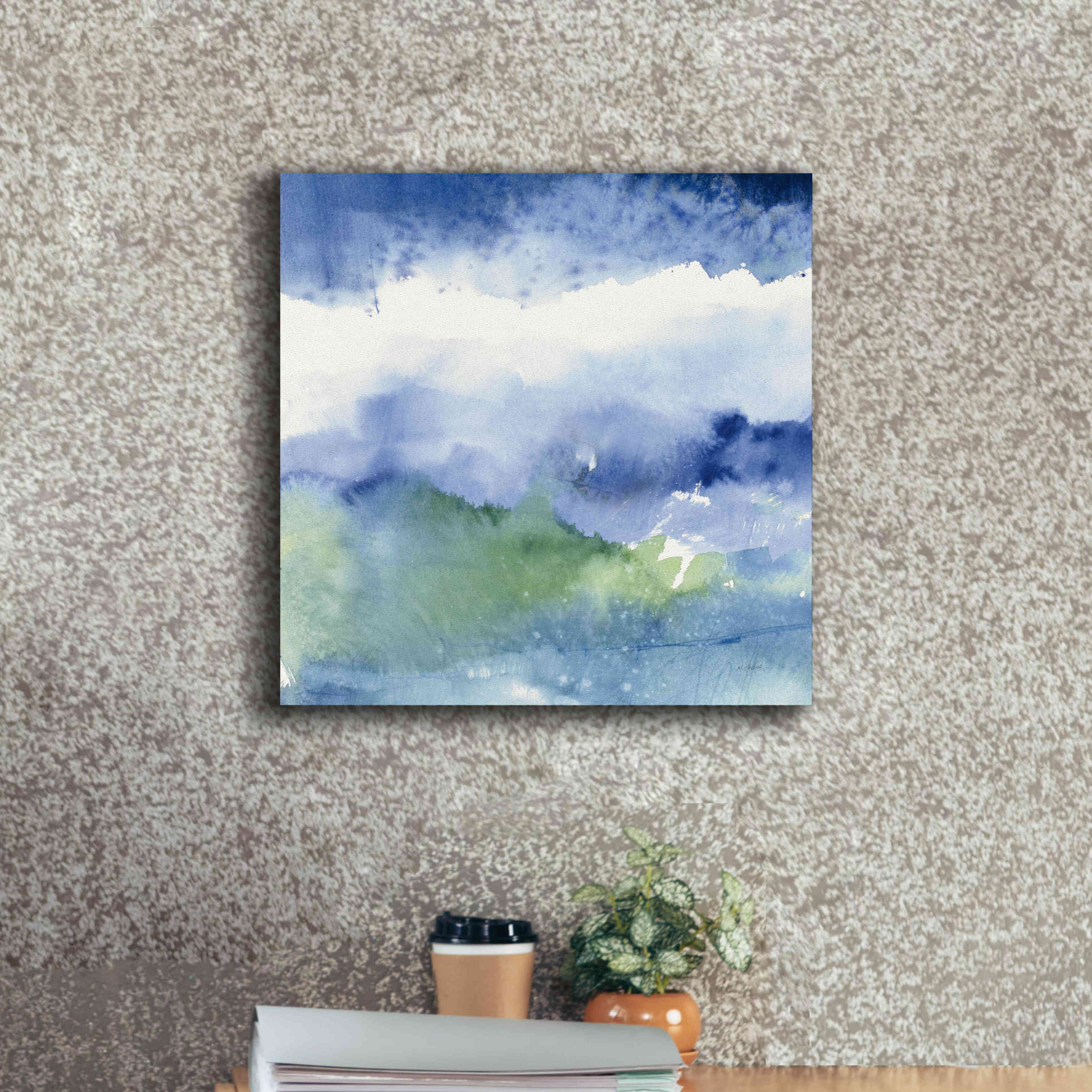 'Midnight At The Lake III' by Mike Schick, Giclee Canvas Wall Art,18x18