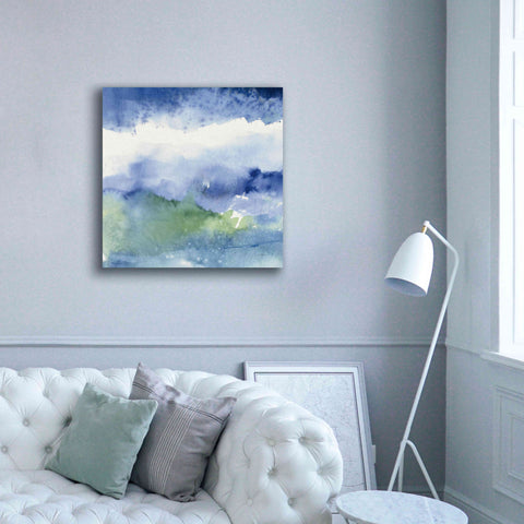 Image of 'Midnight At The Lake III' by Mike Schick, Giclee Canvas Wall Art,37x37