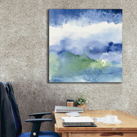 Image of 'Midnight At The Lake III' by Mike Schick, Giclee Canvas Wall Art,37x37