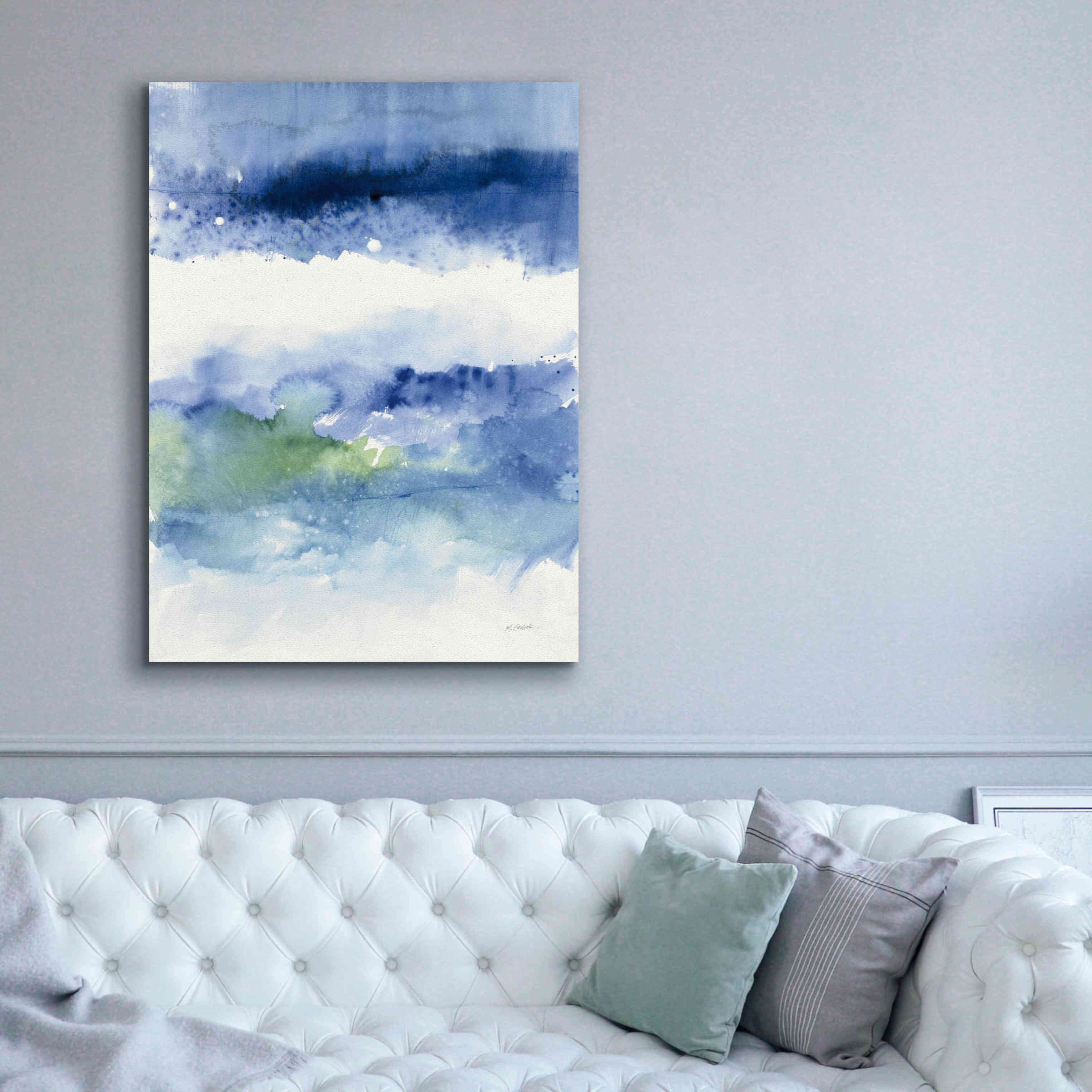 'Midnight At The Lake' by Mike Schick, Giclee Canvas Wall Art,40x54