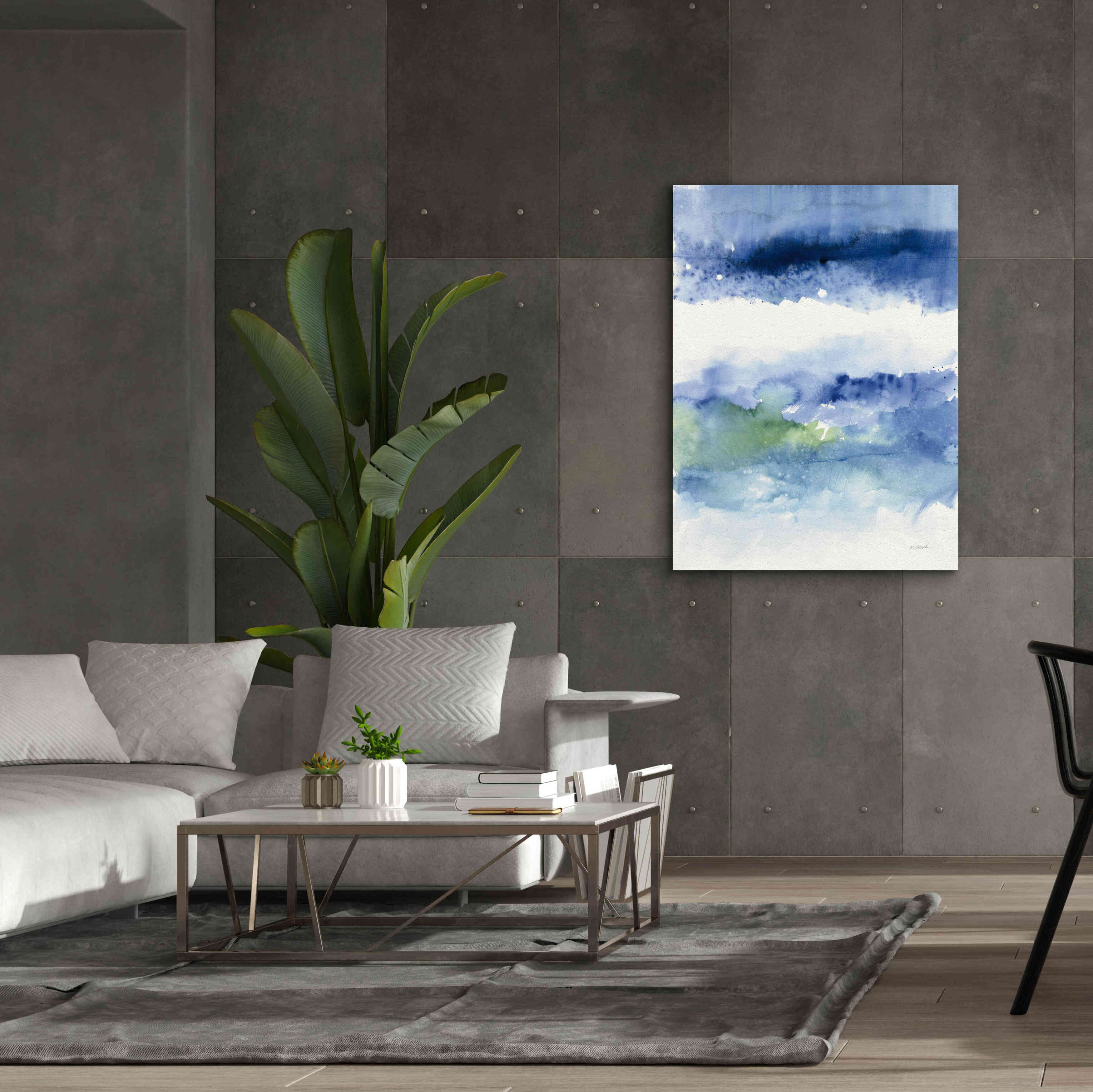 'Midnight At The Lake' by Mike Schick, Giclee Canvas Wall Art,40x54