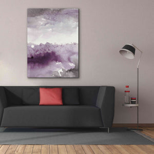 'Midnight At The Lake II Amethyst Gray Crop' by Mike Schick, Giclee Canvas Wall Art,40x54