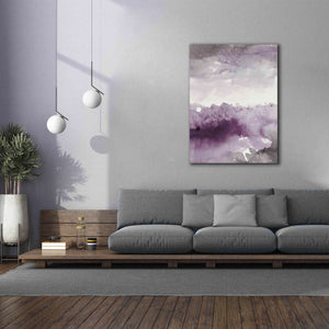 'Midnight At The Lake II Amethyst Gray Crop' by Mike Schick, Giclee Canvas Wall Art,40x54