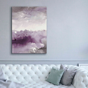 'Midnight At The Lake II Amethyst Gray Crop' by Mike Schick, Giclee Canvas Wall Art,40x54