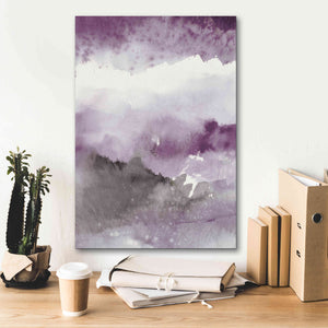 'Midnight At The Lake III Amethyst Gray Crop' by Mike Schick, Giclee Canvas Wall Art,18x26