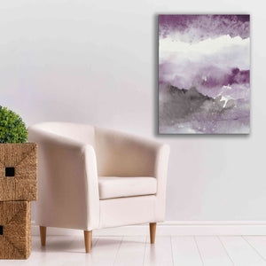'Midnight At The Lake III Amethyst Gray Crop' by Mike Schick, Giclee Canvas Wall Art,26x34