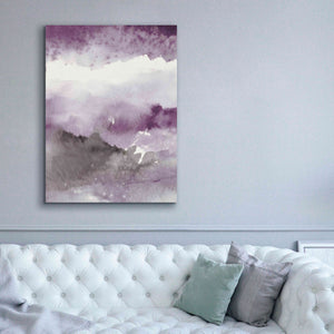'Midnight At The Lake III Amethyst Gray Crop' by Mike Schick, Giclee Canvas Wall Art,40x54