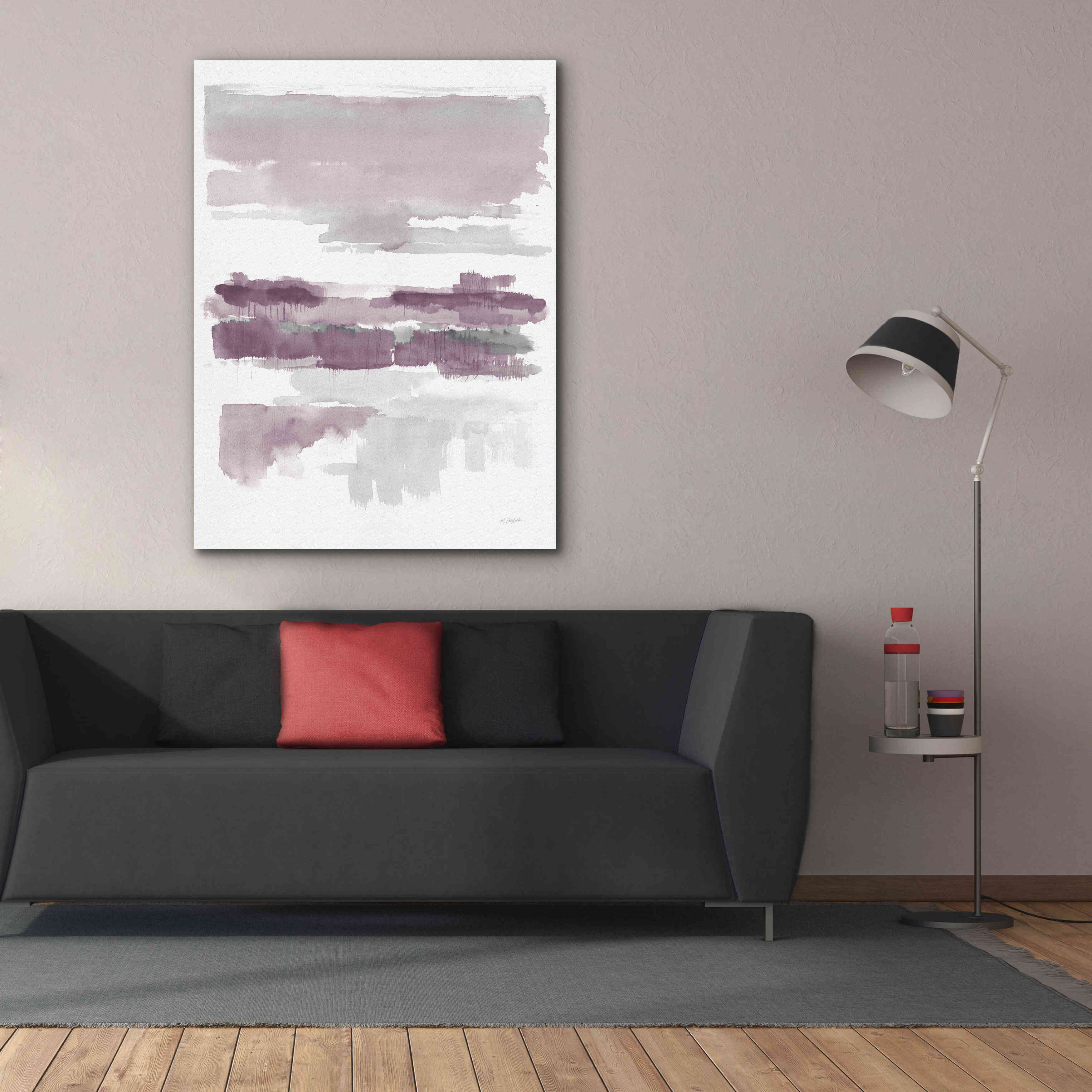 'Amethyst Wetlands Crop' by Mike Schick, Giclee Canvas Wall Art,40x54