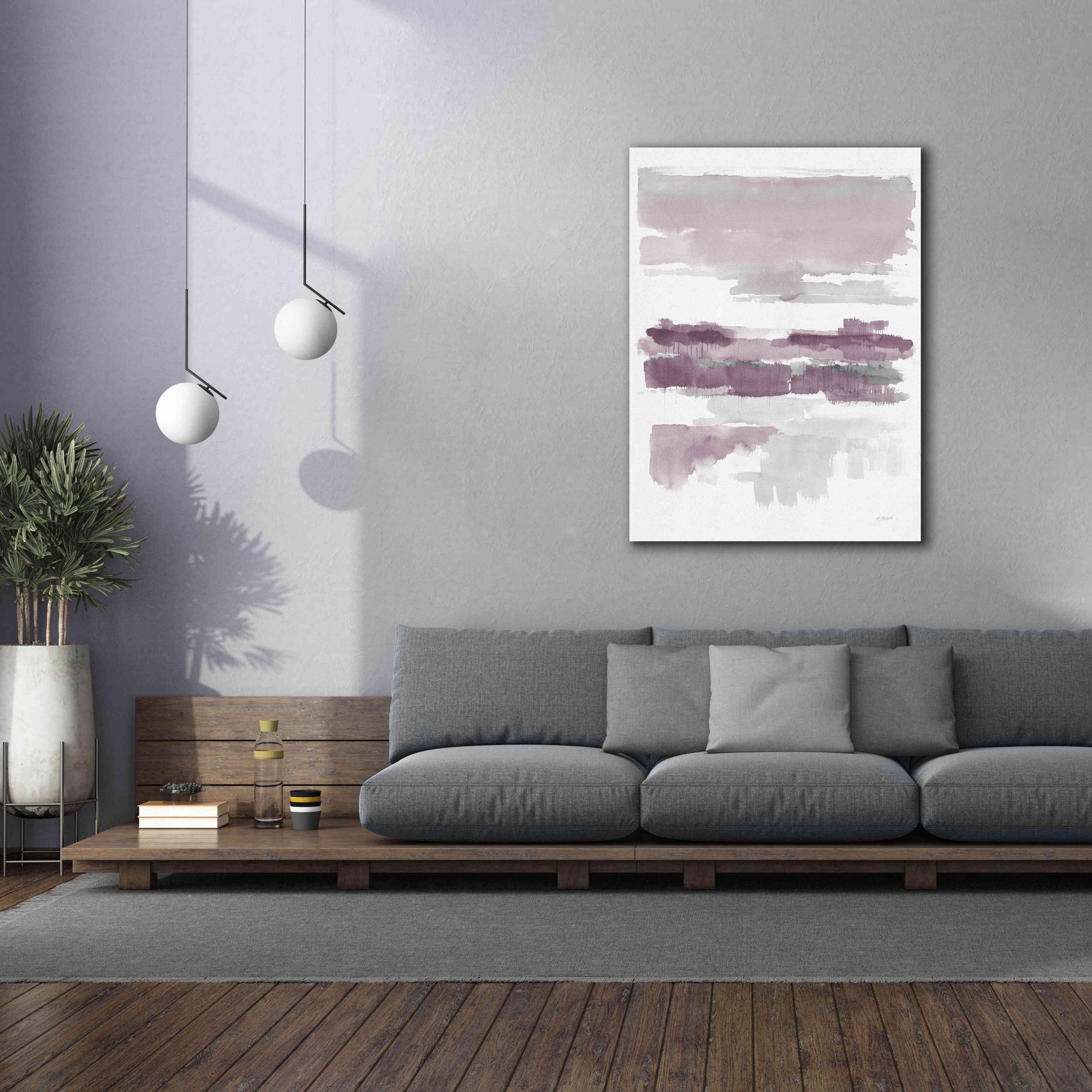 'Amethyst Wetlands Crop' by Mike Schick, Giclee Canvas Wall Art,40x54