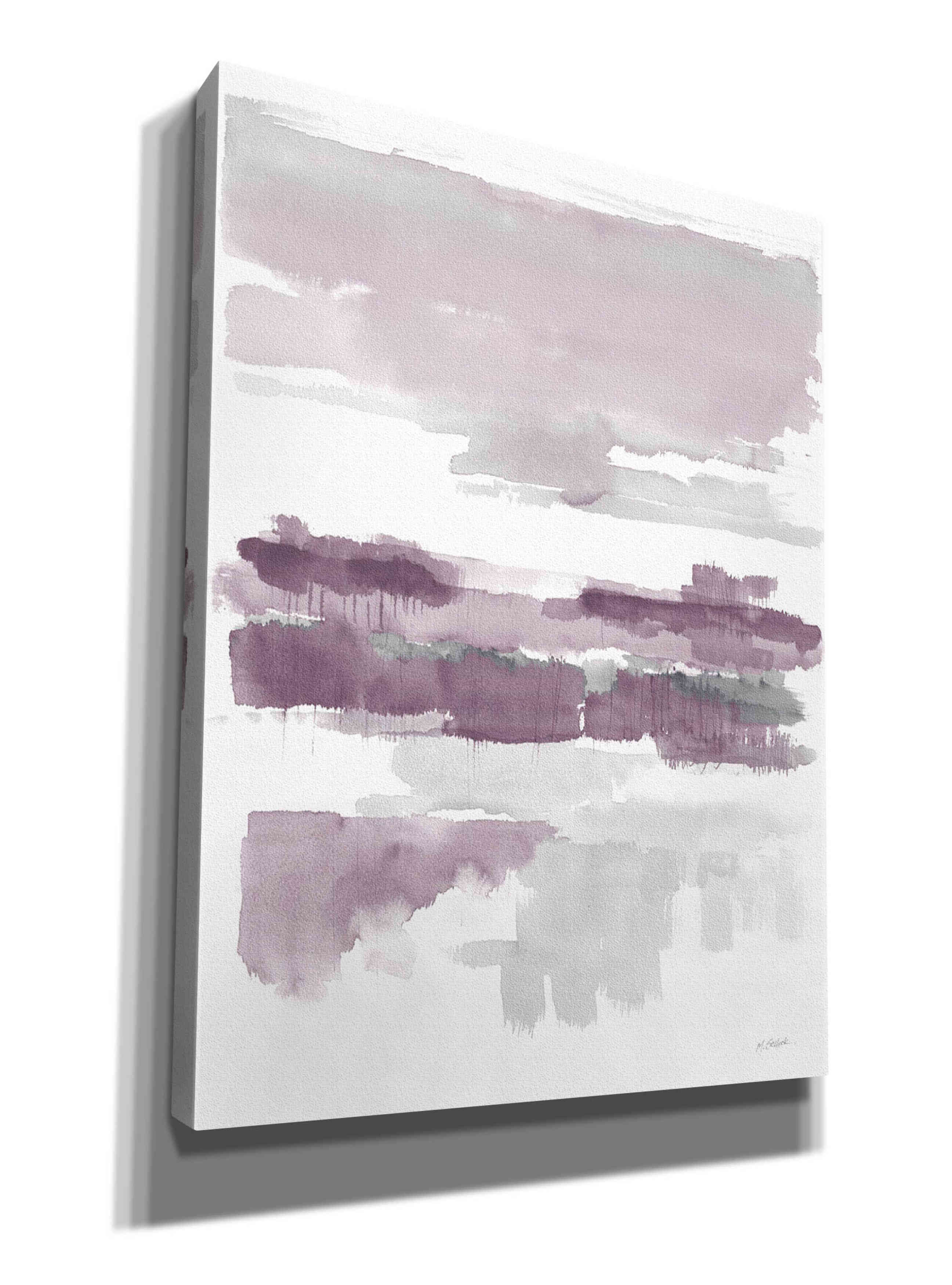 'Amethyst Wetlands Crop' by Mike Schick, Giclee Canvas Wall Art