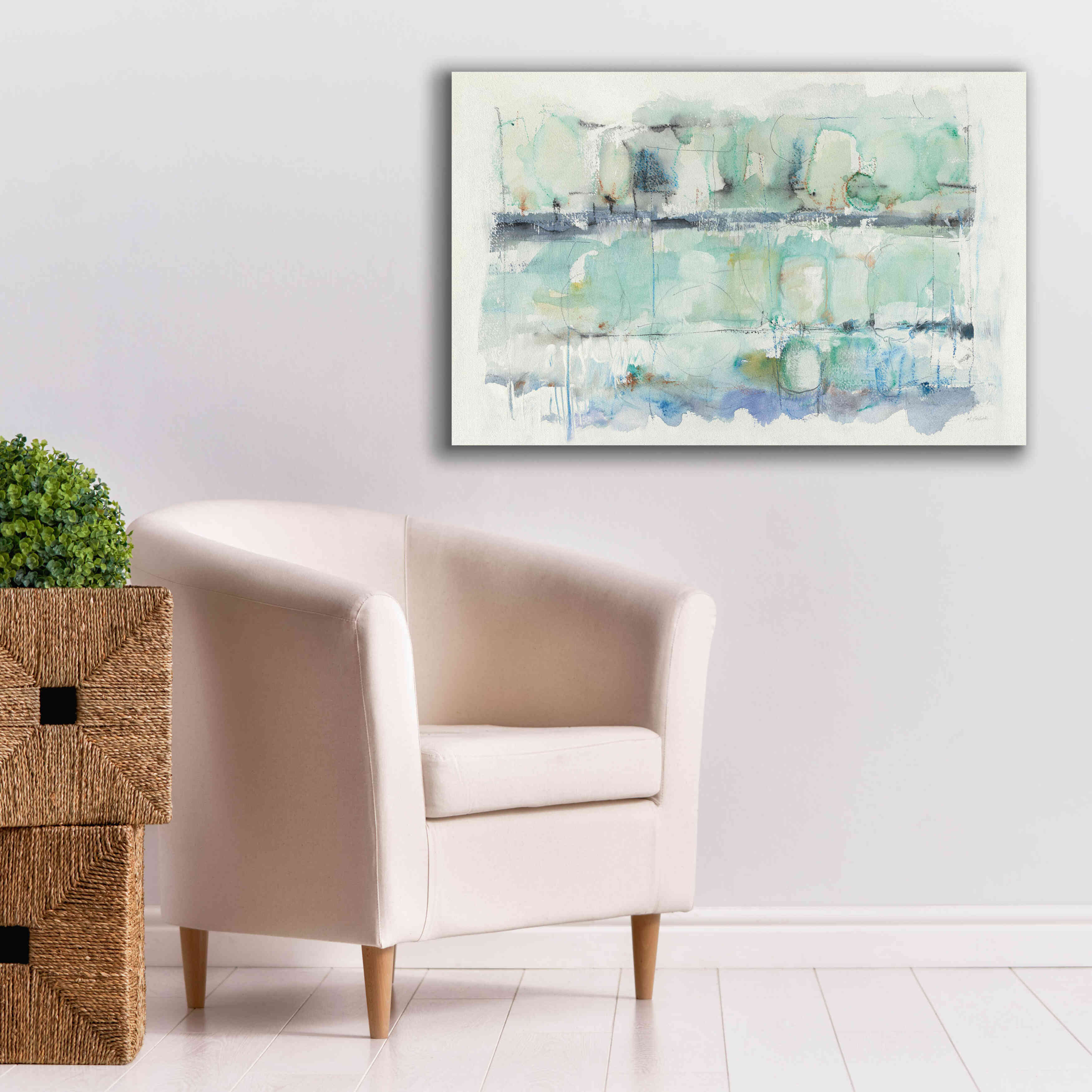 'North Shore Crop' by Mike Schick, Giclee Canvas Wall Art,40x26